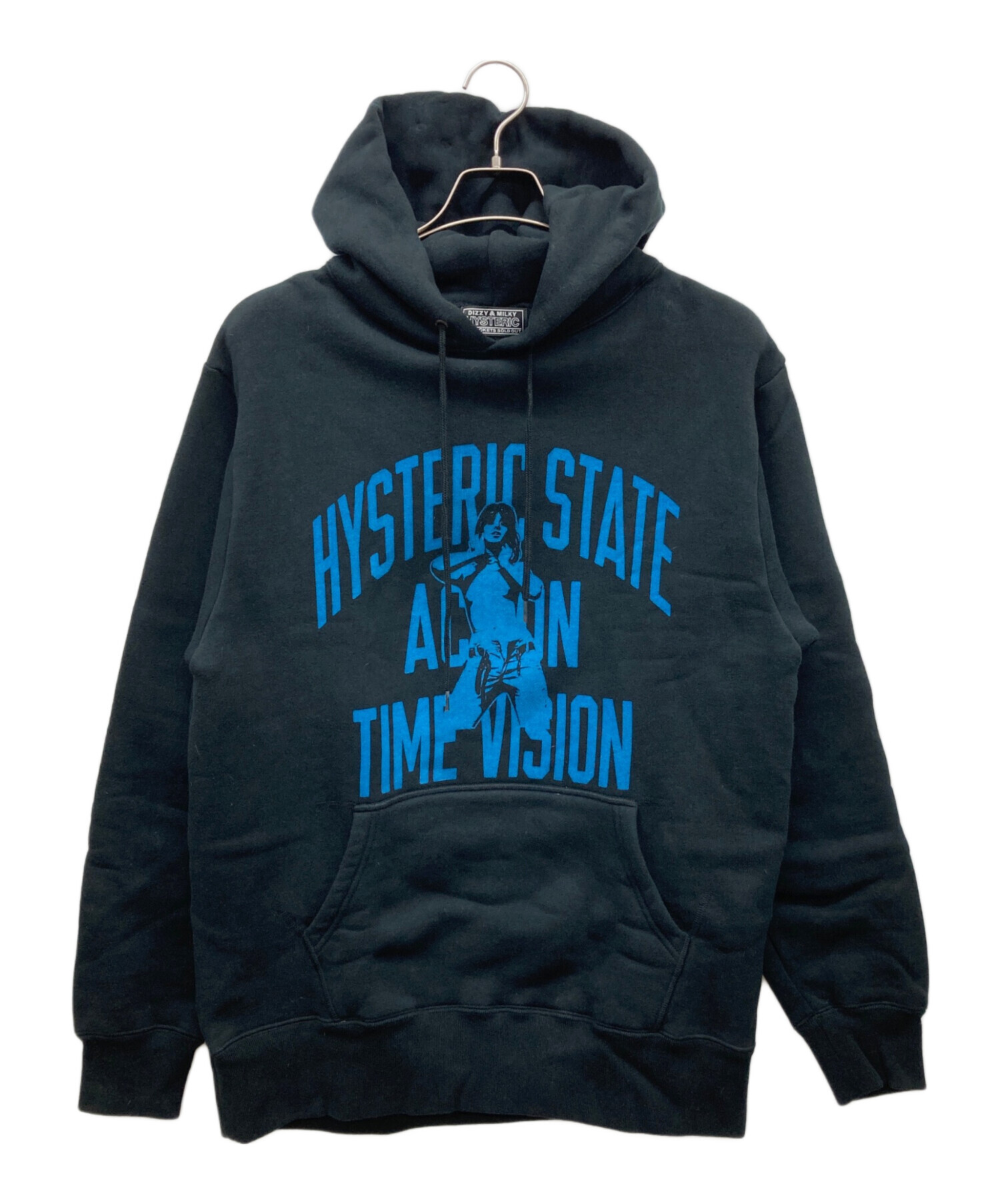 hysteric ヒステリックグラマー フード パーカー　トライアングルウーマン FINGER GIRL ショート丈パーカー|HYSTERIC GLAMOUR WOMEN | HYSTERIC