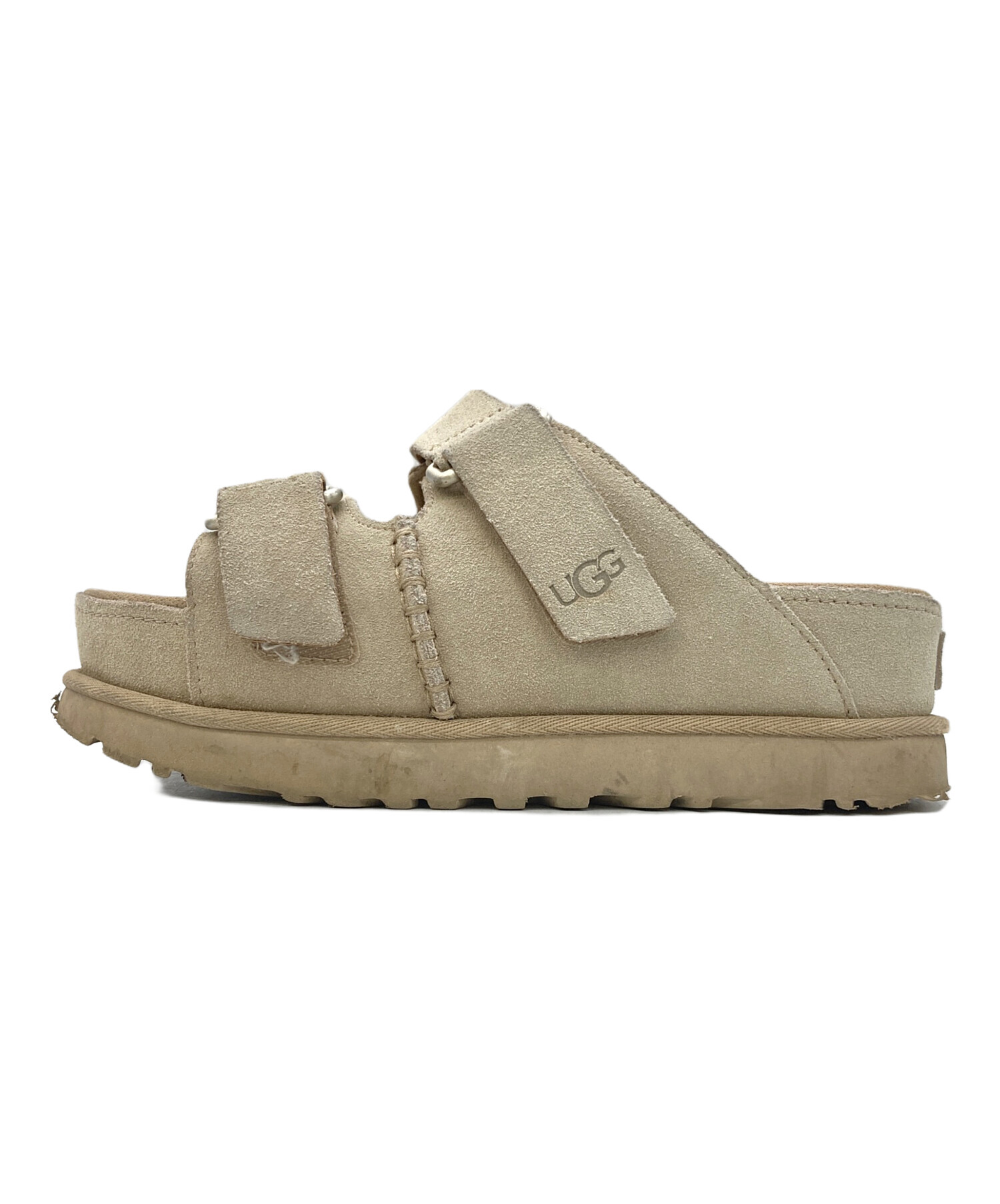 中古・古着通販】UGG (アグ) サンダル ベージュ サイズ:USA7｜ブランド