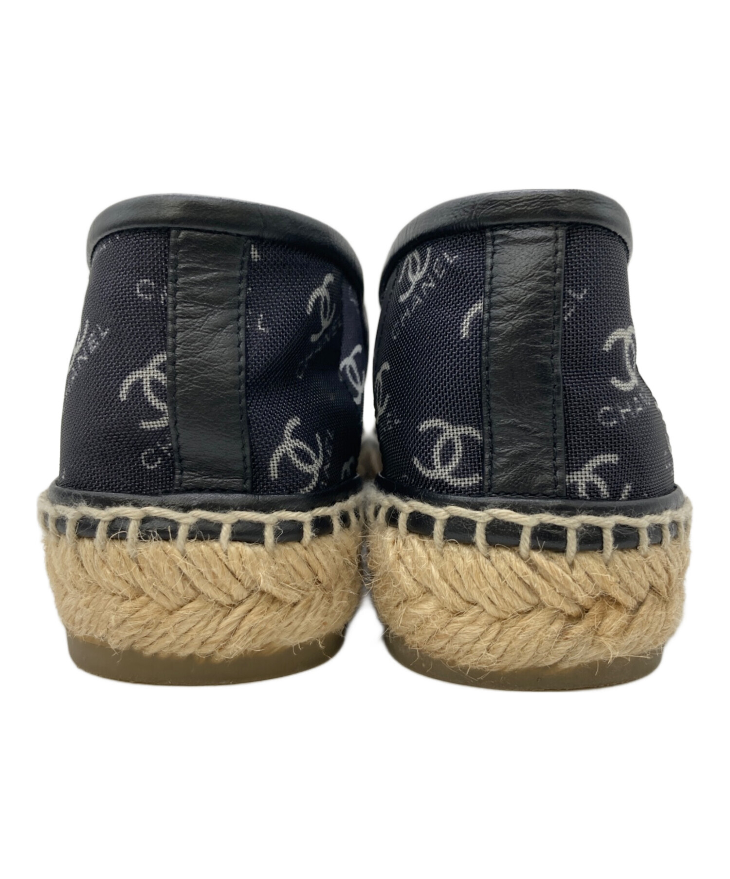 中古・古着通販】CHANEL (シャネル) エスパドリーユ ブラック サイズ