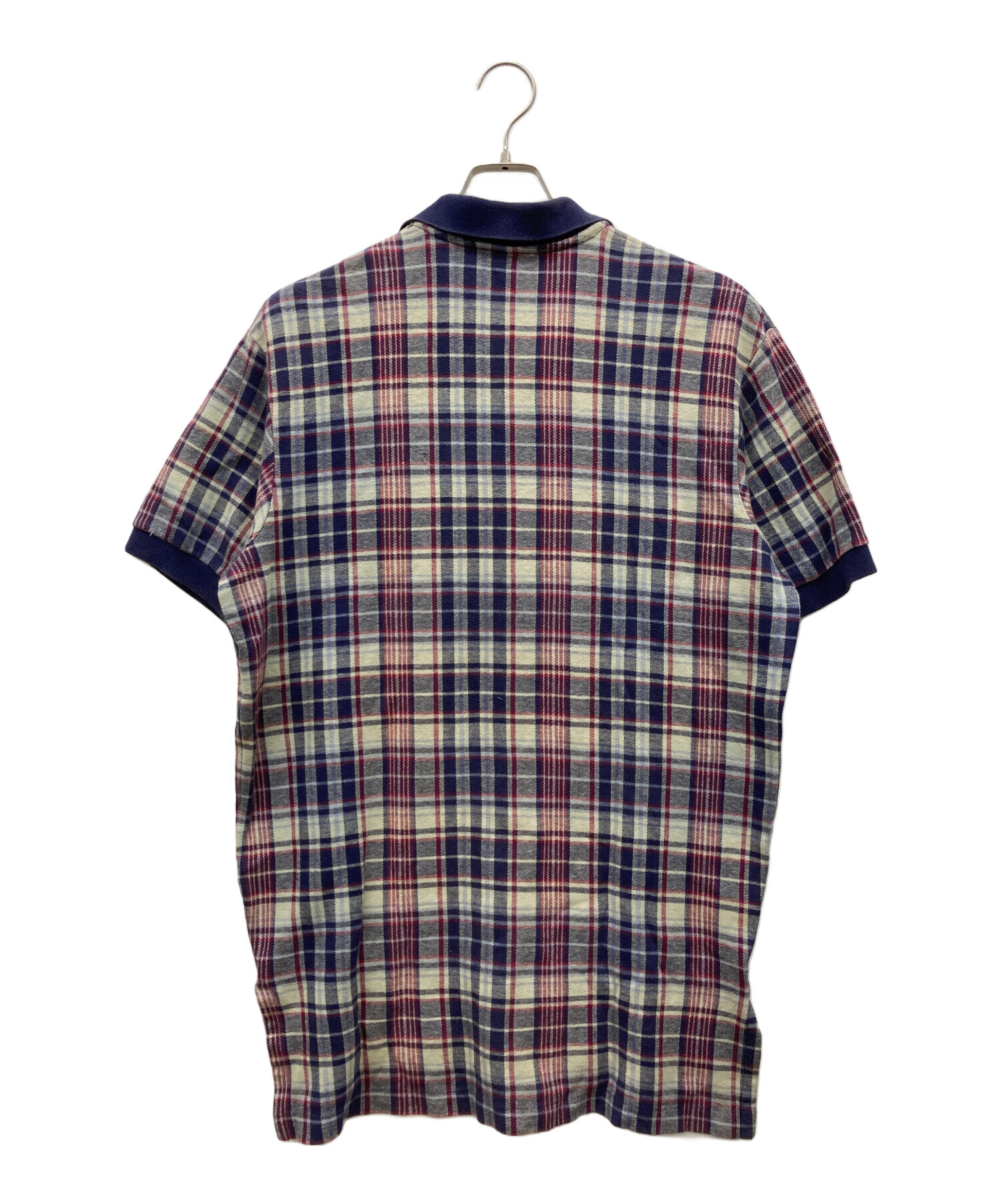 Polo Ralph Lauren ネイビー チェック ポロシャツ 中古・古着通販】POLO RALPH LAUREN (ポロ・ラルフローレン) チェック