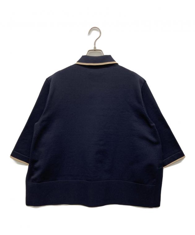 美品　ユナイテッドアローズ　ミニマル フリル ポロニット カットソー 中古・古着通販】UNITED ARROWS (ユナイテッドアローズ) 25SS ミニマル