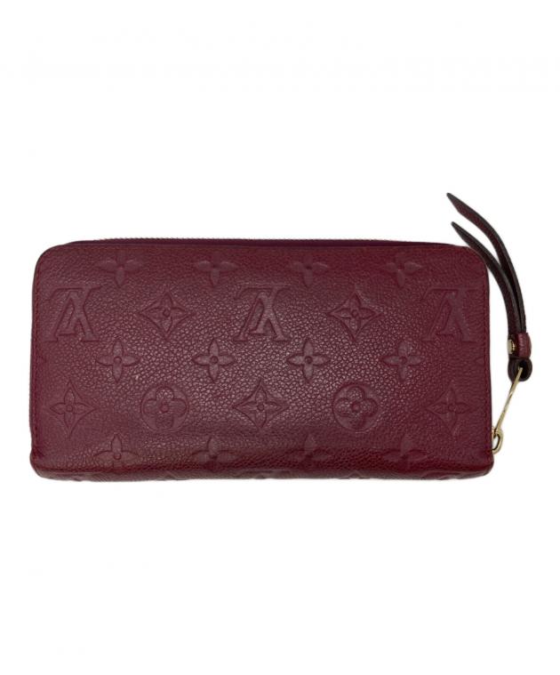 ルイヴィトン　ボルドー Louis Vuitton Vintage Monogram Canvas Pochette Bordeaux Flap Bag