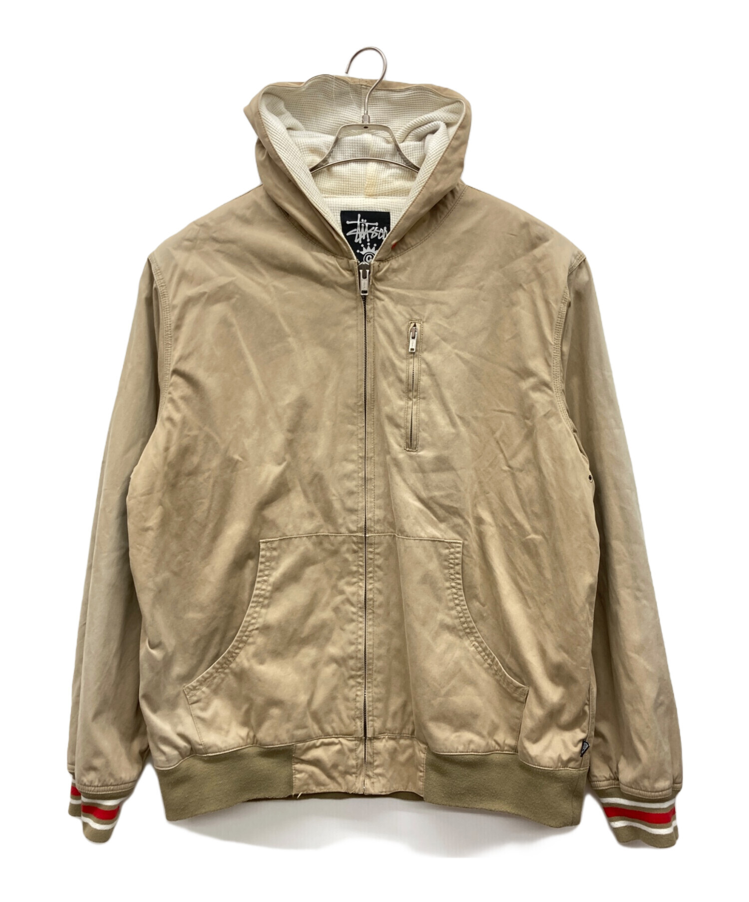 stussy ベージュ ジャケット　Lサイズ 中古・古着通販】stussy (ステューシー) アクティブタイプジャケット