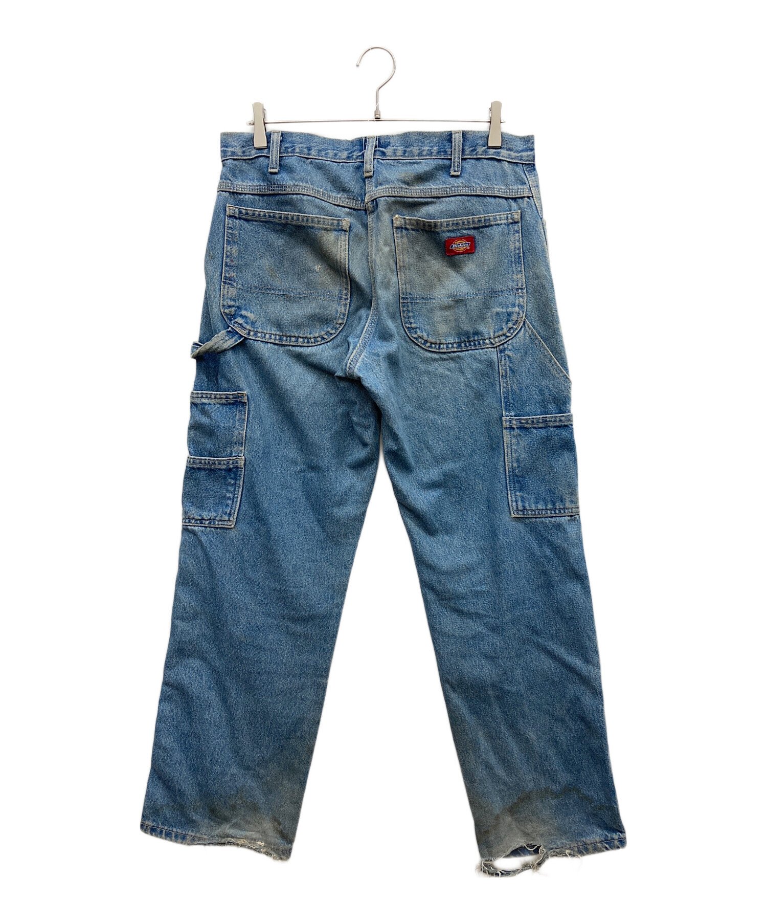タグ付き未使用☆Dickies☆ダブルニーペインターパンツ☆32×30☆ 中古・古着通販】Dickies (ディッキーズ) デニムペインターダブルニー