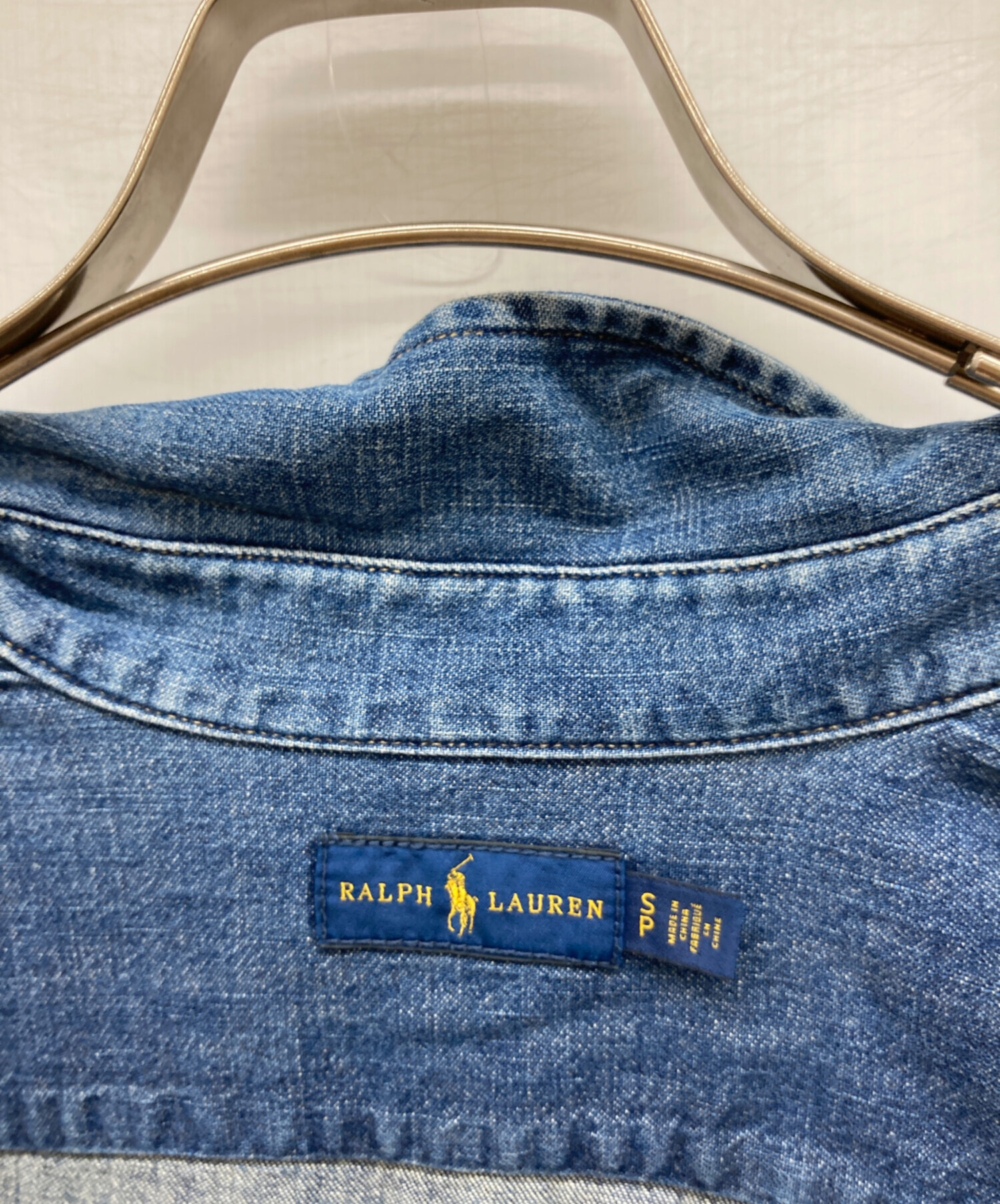 中古・古着通販】RALPH LAUREN (ラルフローレン) デニムシャツ 中古・古着通販】RALPH LAUREN (ラルフローレン) デニムシャツ