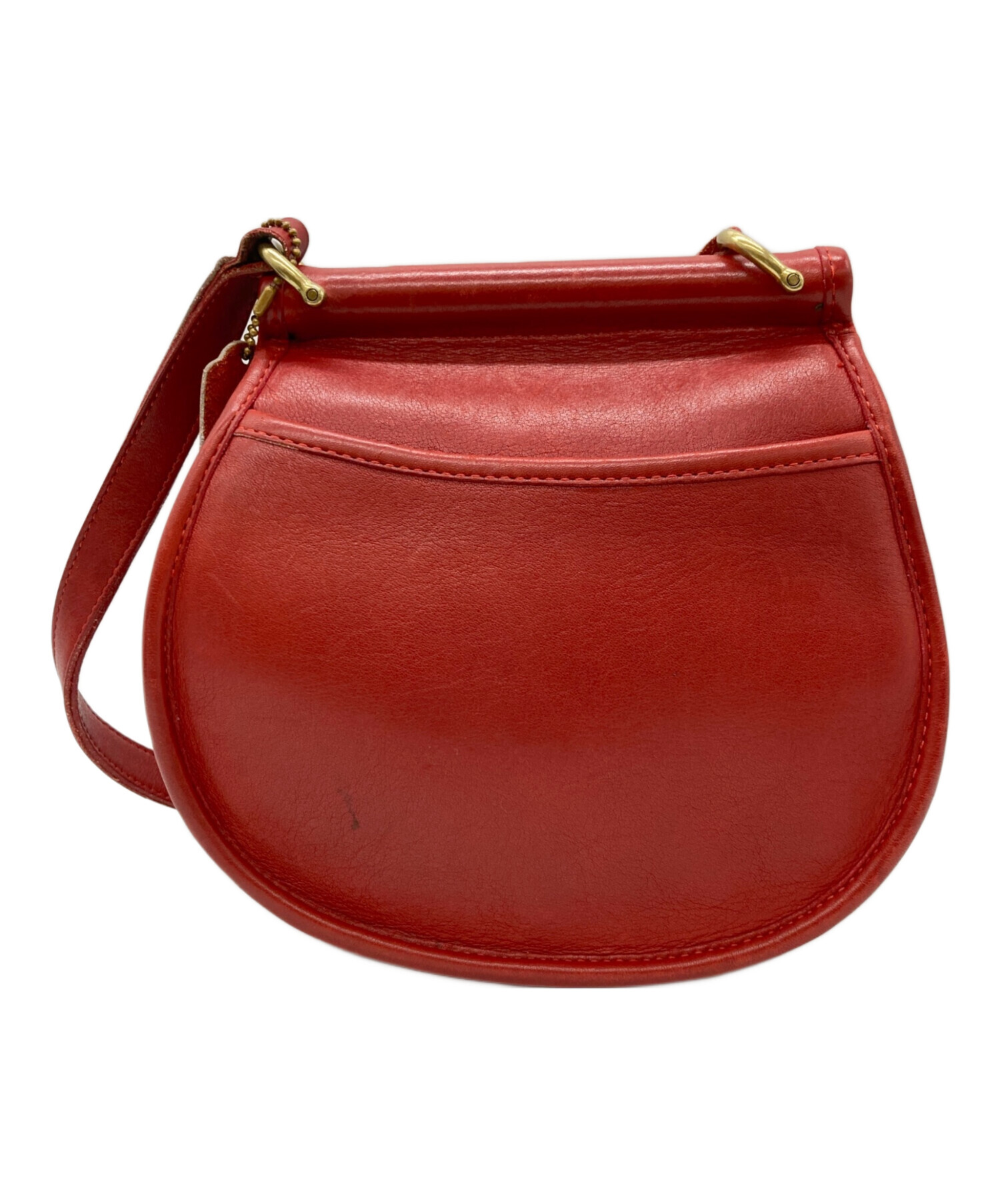 中古・古着通販】COACH (コーチ) ショルダーバッグ レッド｜ブランド 