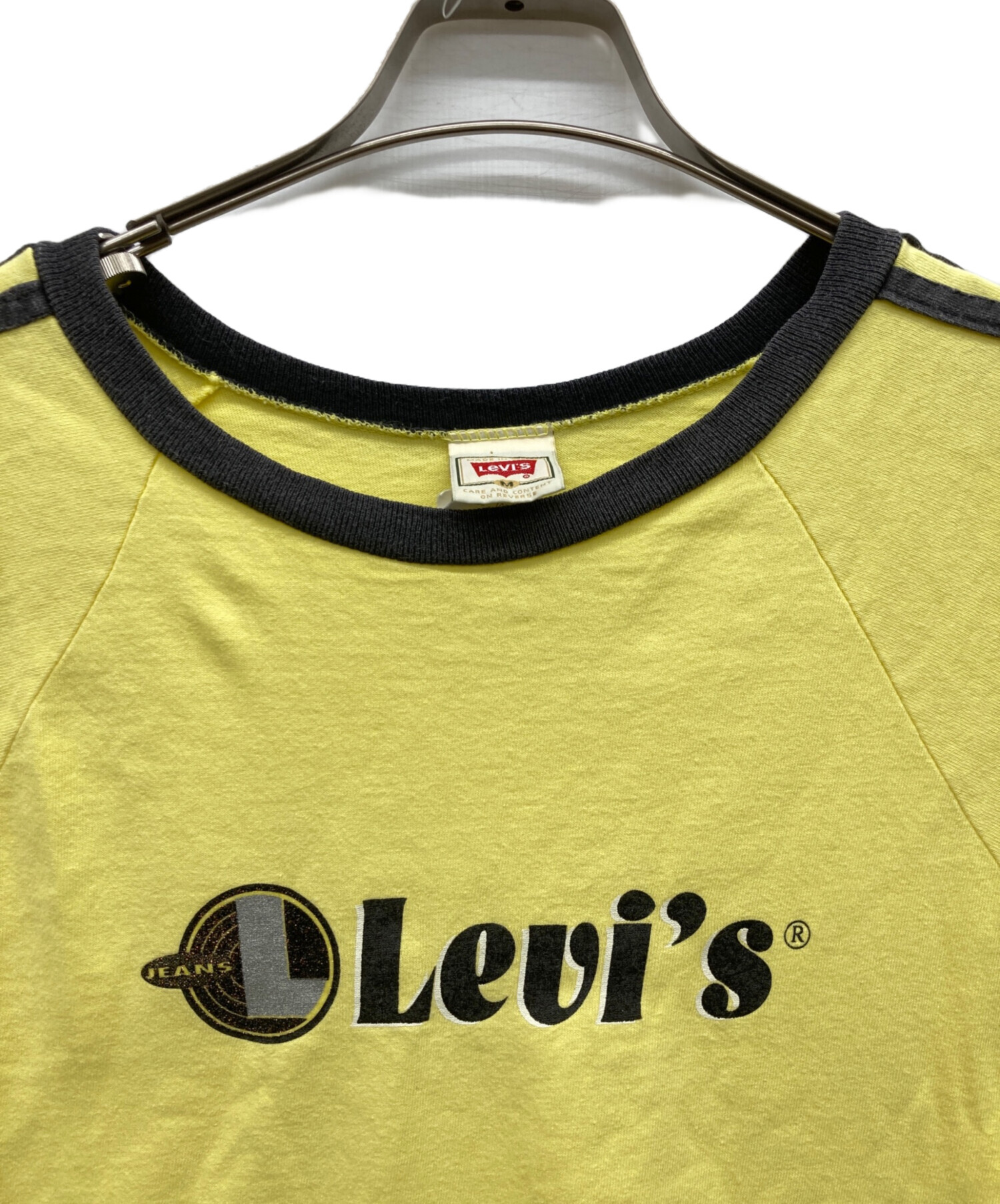 中古・古着通販】LEVI'S (リーバイス) 90s リンガーTシャツ イエロー