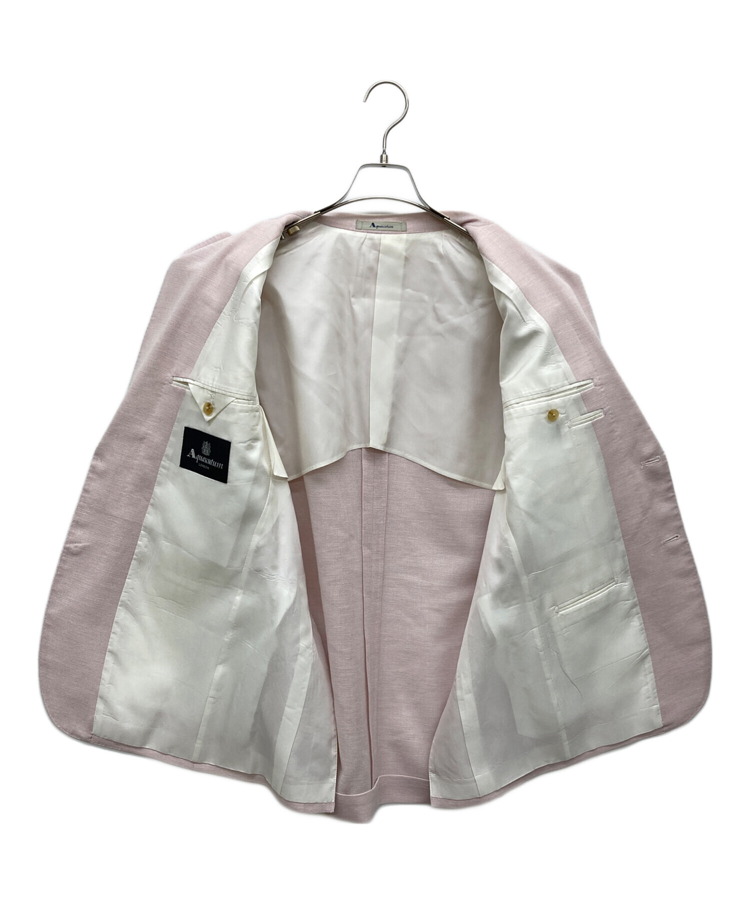 中古・古着通販】Aquascutum (アクアスキュータム) ウールリネンシルク