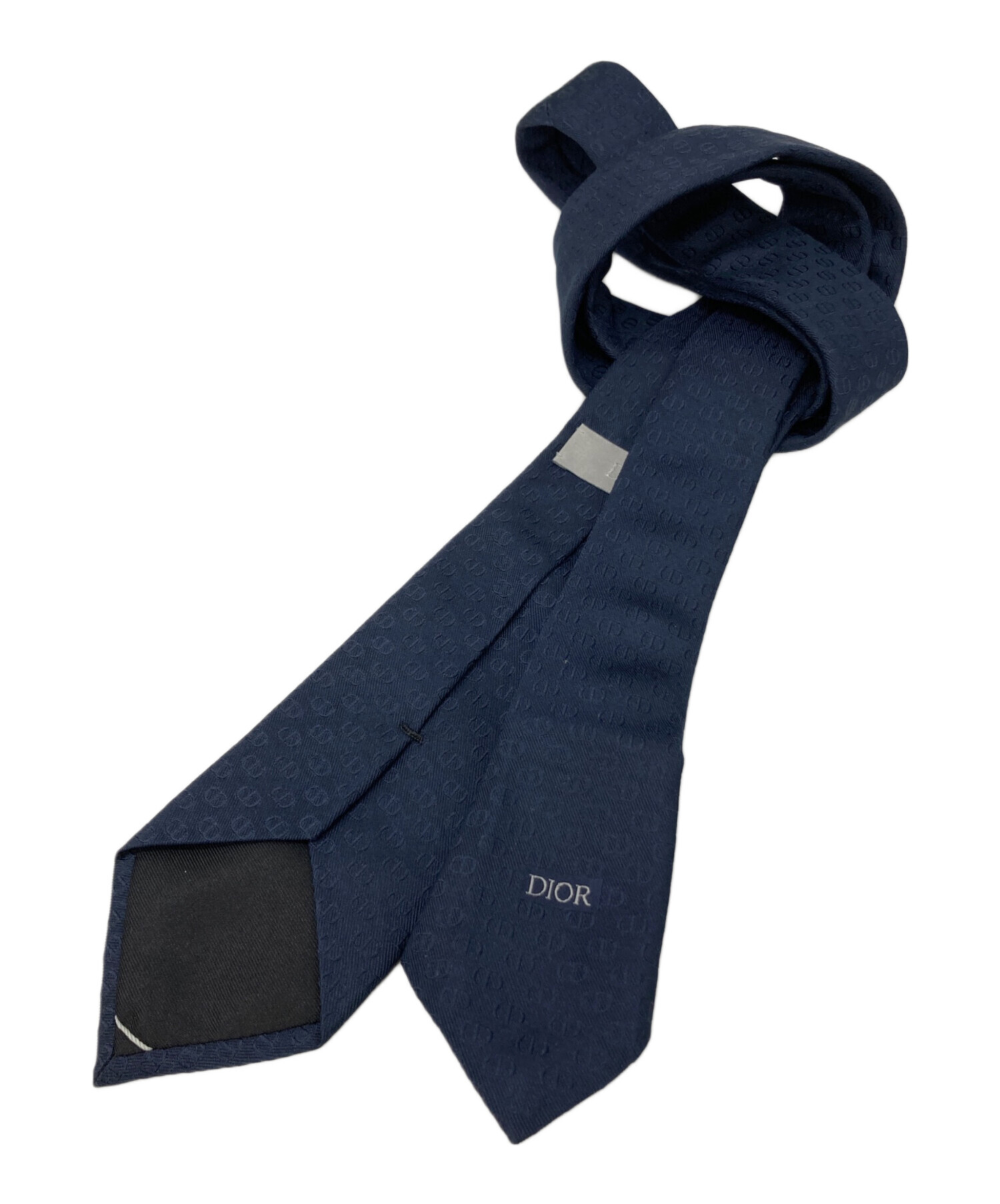 中古・古着通販】DIOR (ディオール) トロッター柄シルクネクタイ