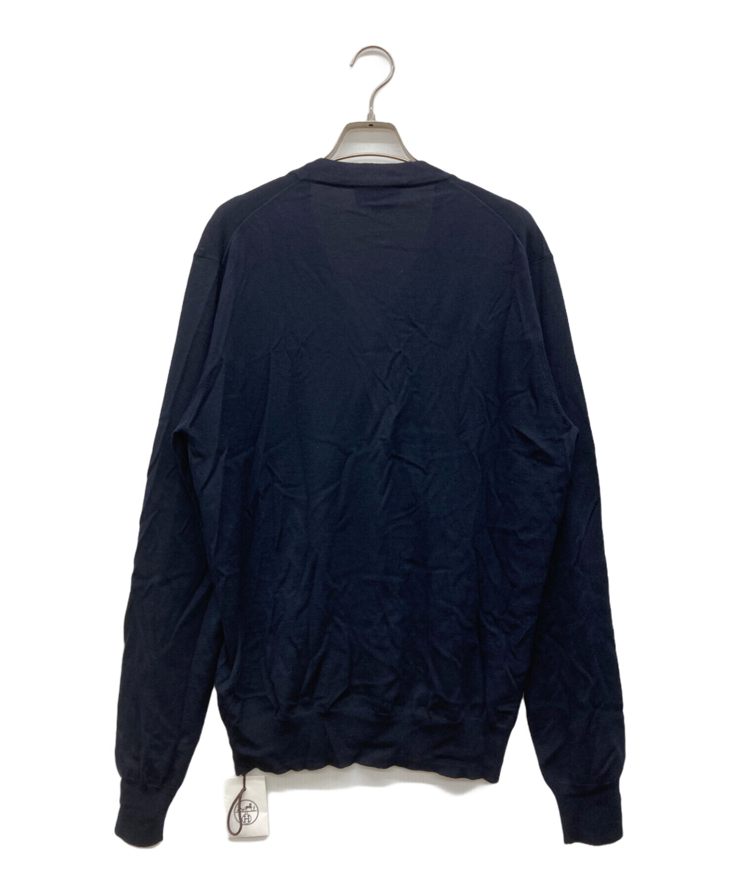 中古・古着通販】HERMES (エルメス) 20SS ウールカーディガン ネイビー