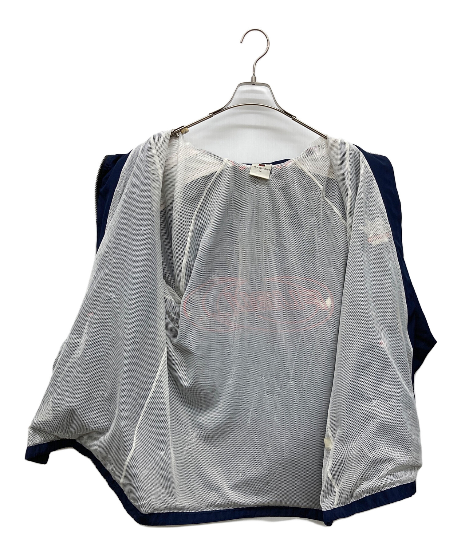 中古・古着通販】FUBU (フブ) ナイロンジャケット ネイビー サイズ:L 
