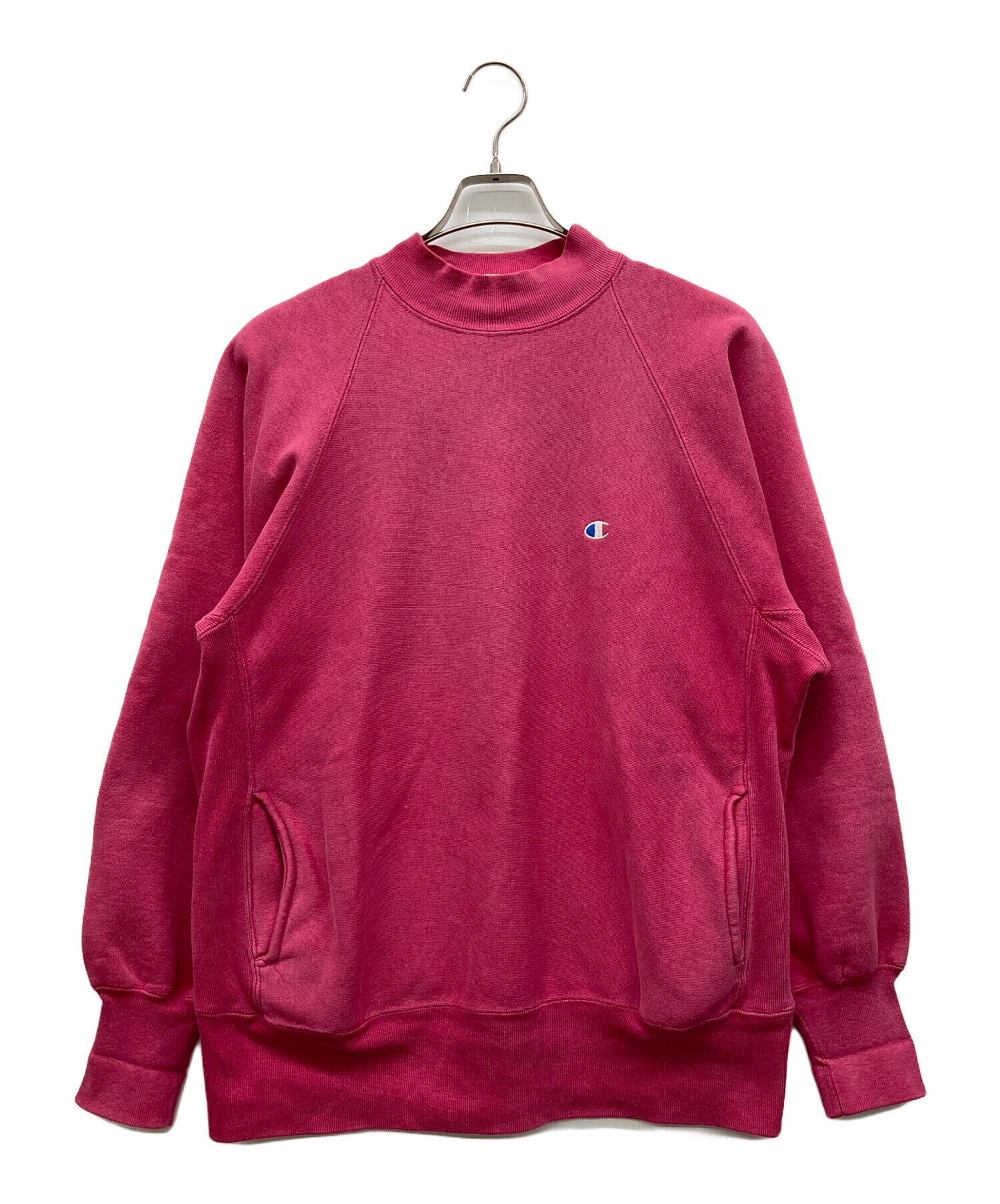 チャンピオン champion REVERSE WEAVE ピンク　M 中古・古着通販】Champion (チャンピオン) REVERSE WEAVE ピンク
