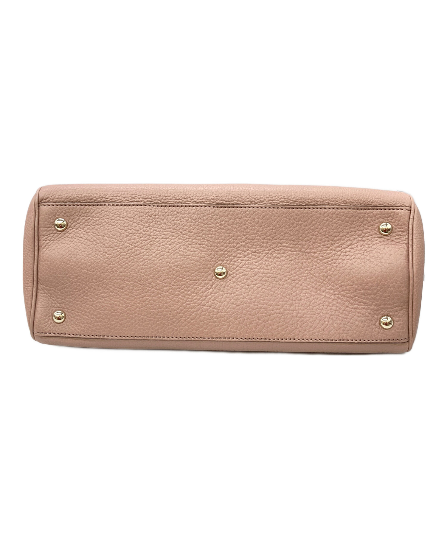 中古・古着通販】GUCCI (グッチ) バンブー ハンドバッグ ベージュ