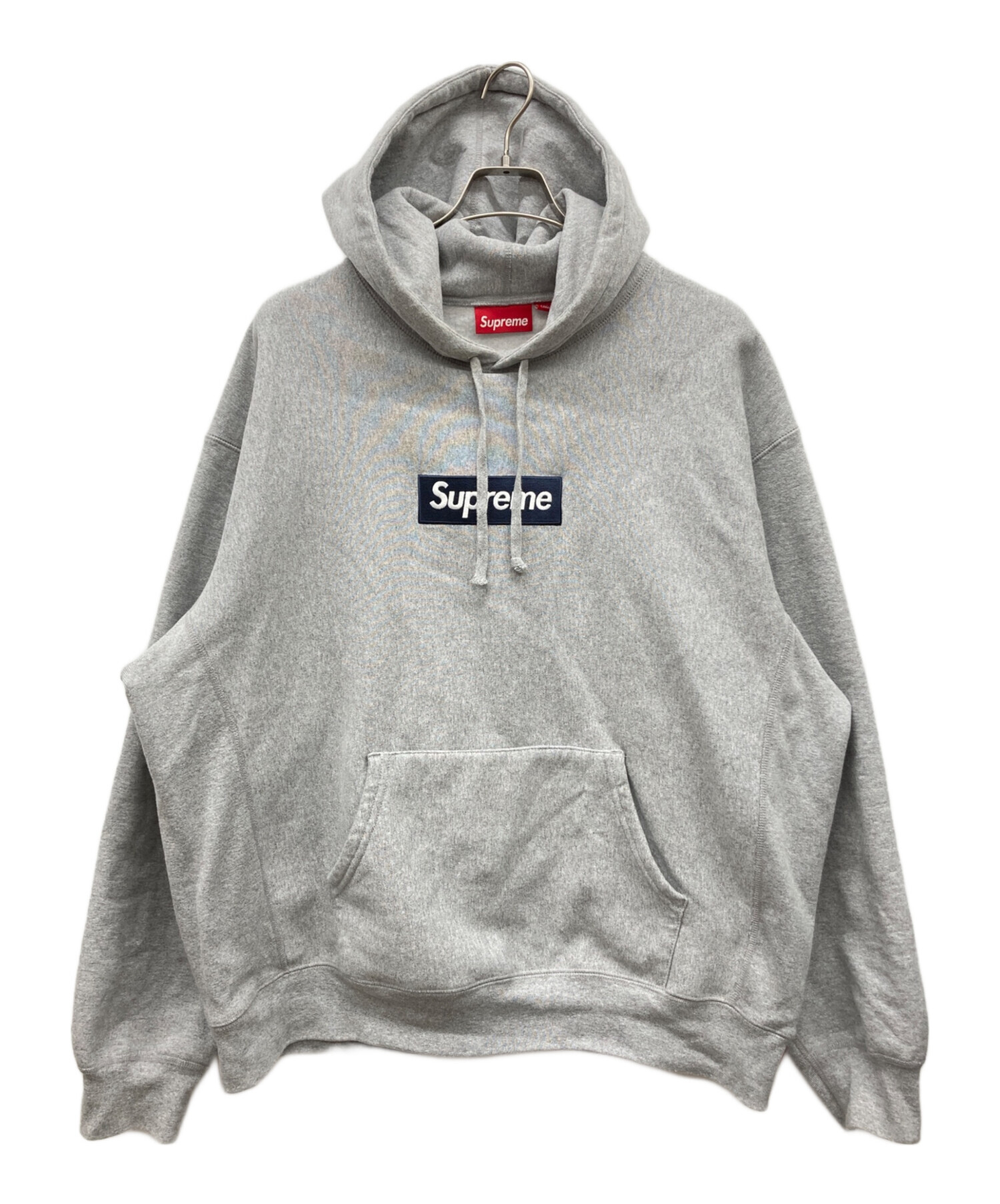 Old Supreme グレー フード付きパーカー 紙タグ 中古・古着通販】SUPREME (シュプリーム) Box Logo Hooded Sweatshirt