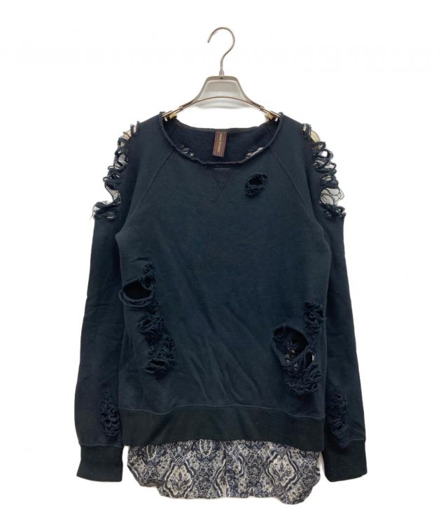 Maison MIHARA YASUHIRO スウェット ダメージ加工 中古・古着通販】MIHARA YASUHIRO (ミハラヤスヒロ) ダメージ加工