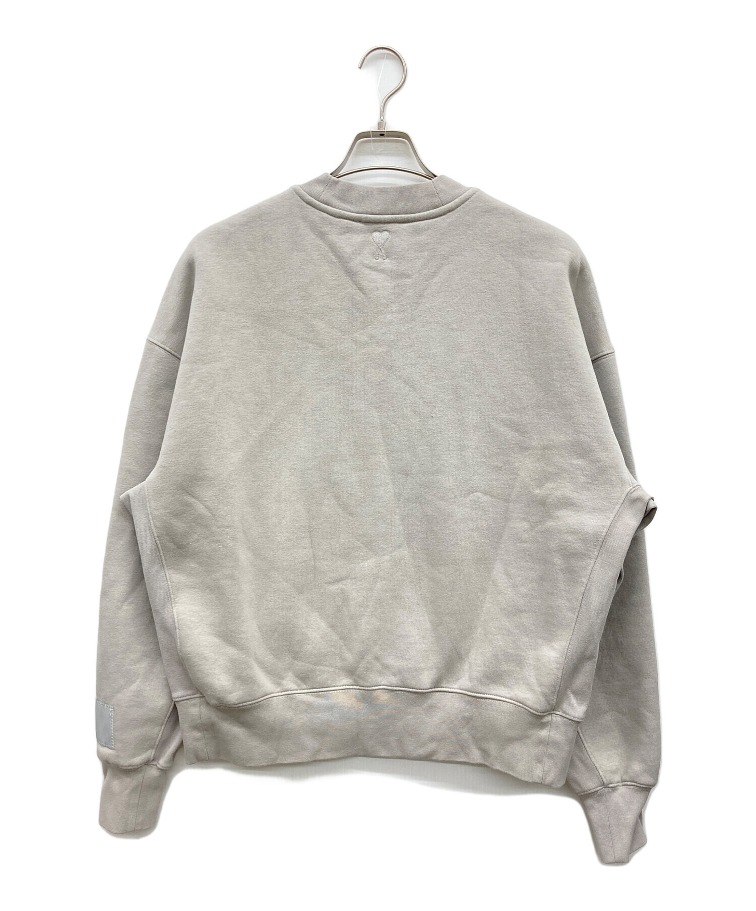 ami アミ/トレーナー/GRN/A21FJ007.730/Bランク/94【中古】 中古・古着通販】ami (アミ) スウェット グレー サイズ:M｜ブランド