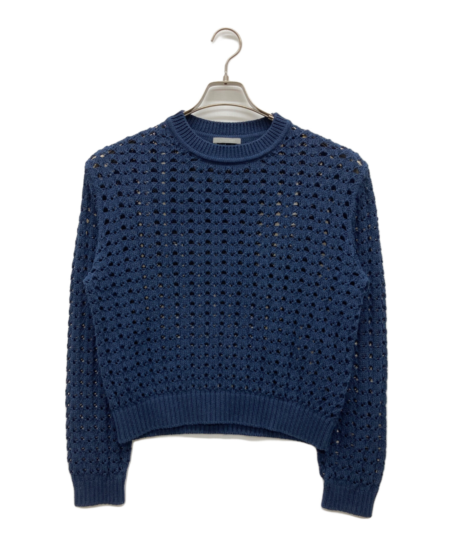 theory luxe セオリーリュクス ニット・セーター 38(M位) 青 【古着】【中古】 Theory luxe - theory luxe(セオリーリュクス) 長袖セーター サイズ38