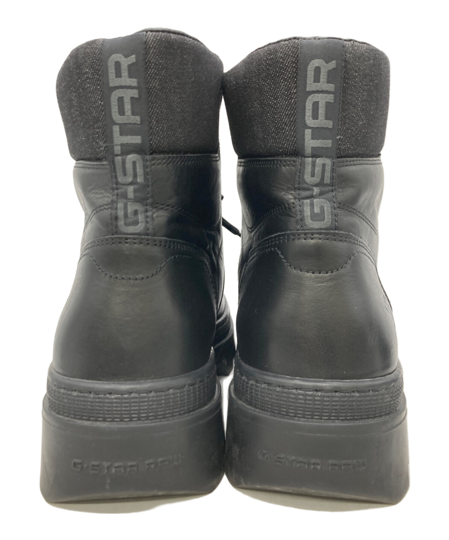 中古・古着通販】G-STAR RAW (ジースターロゥ) NOXER HGH LEA ブラック