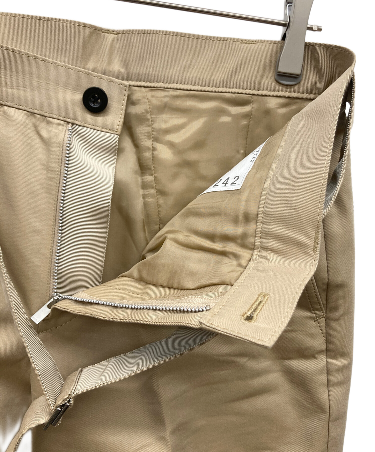 中古・古着通販】sacai (サカイ) ベルト付センタープレスフレアパンツ