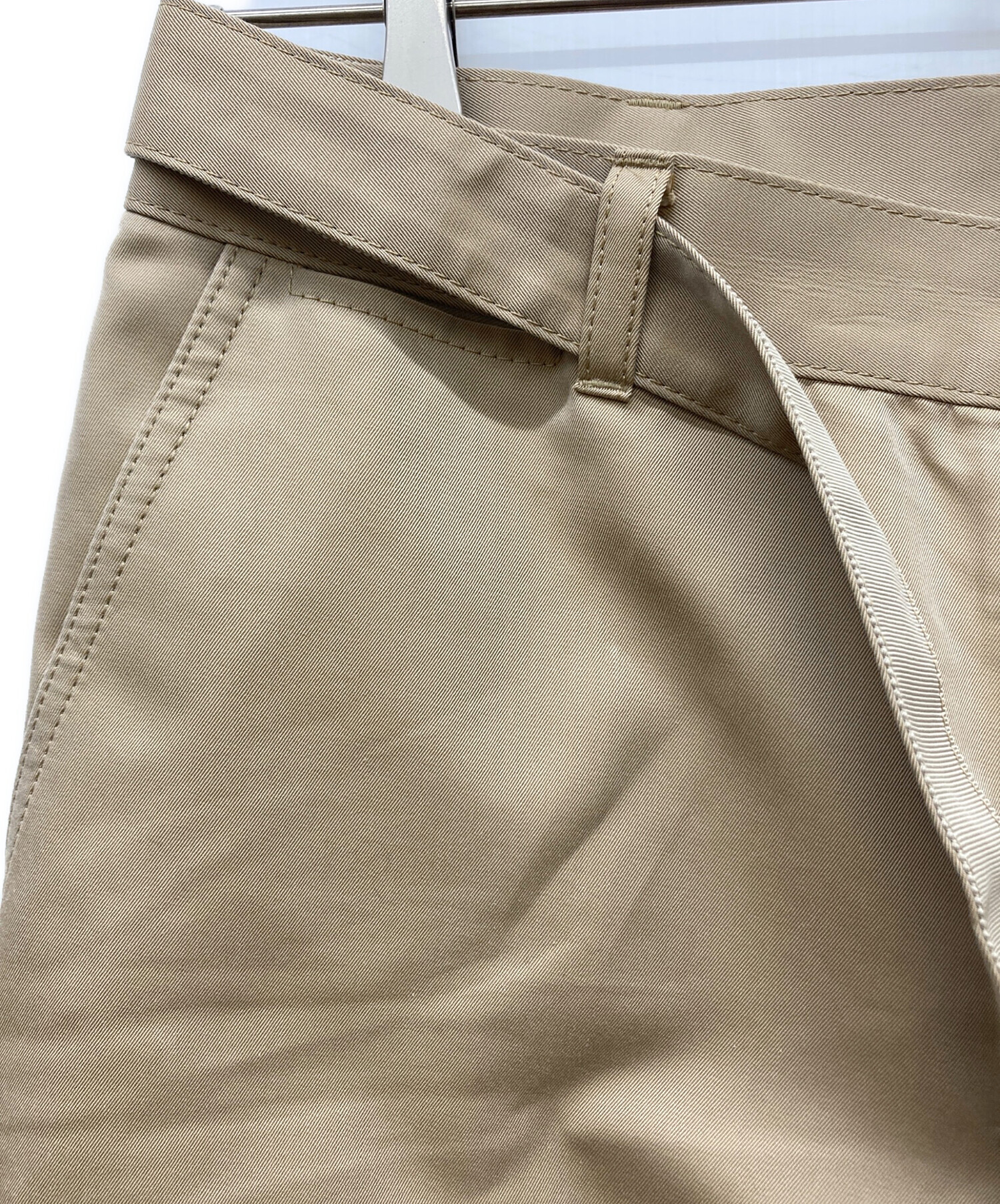 中古・古着通販】sacai (サカイ) ベルト付センタープレスフレアパンツ