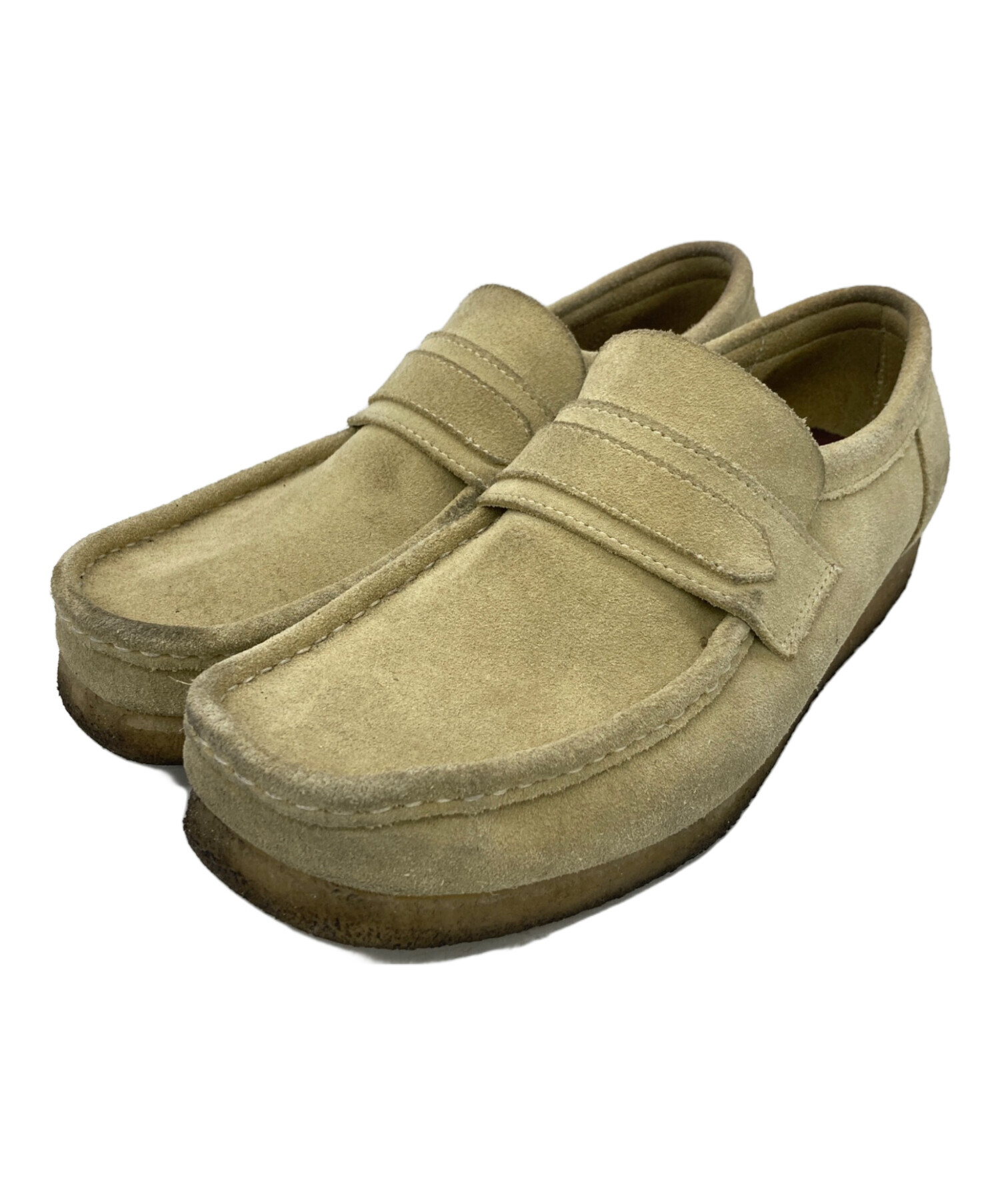 中古・古着通販】CLARKS (クラークス) ワラビーブーツ ベージュ サイズ