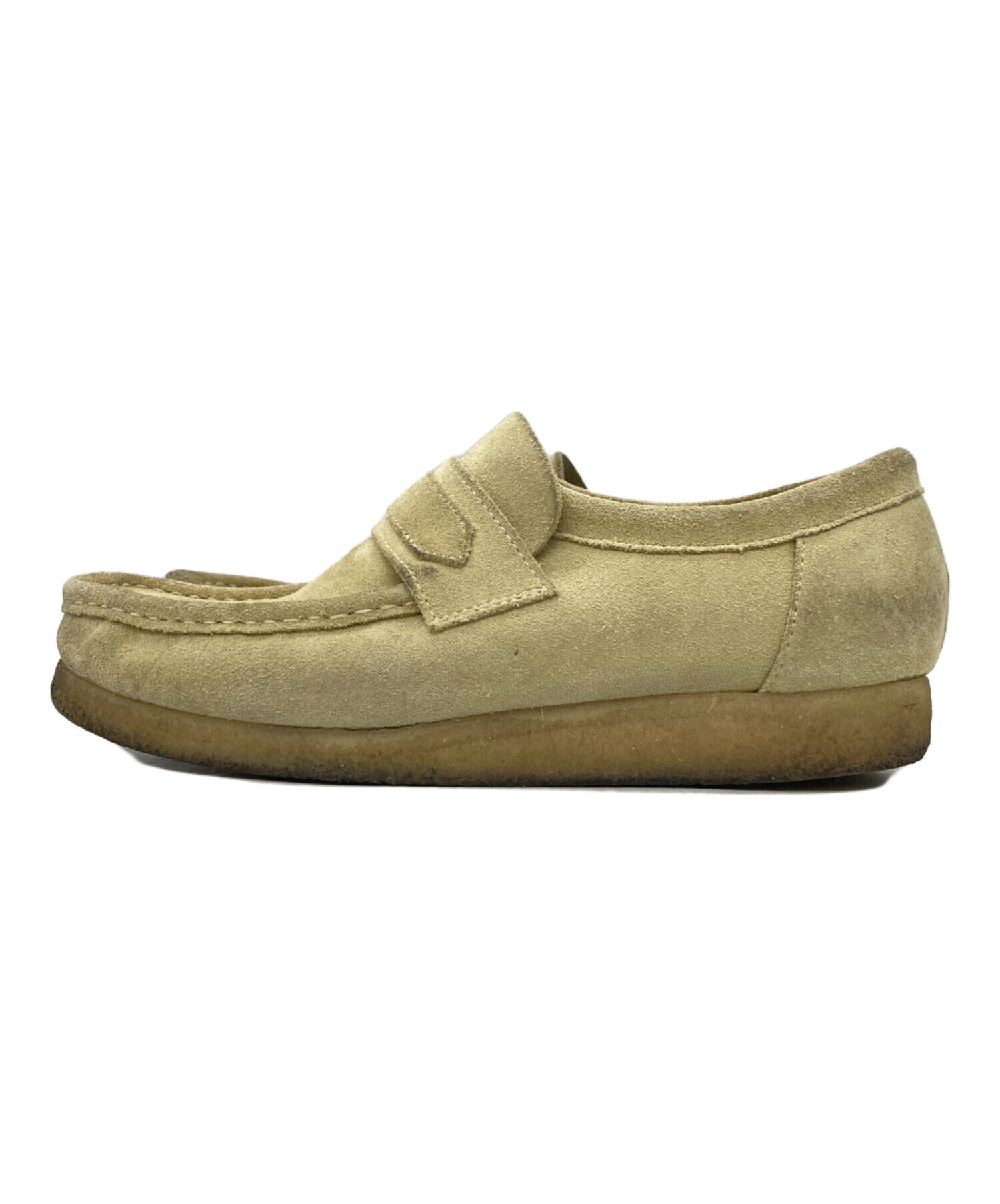 中古・古着通販】CLARKS (クラークス) ワラビーブーツ ベージュ サイズ