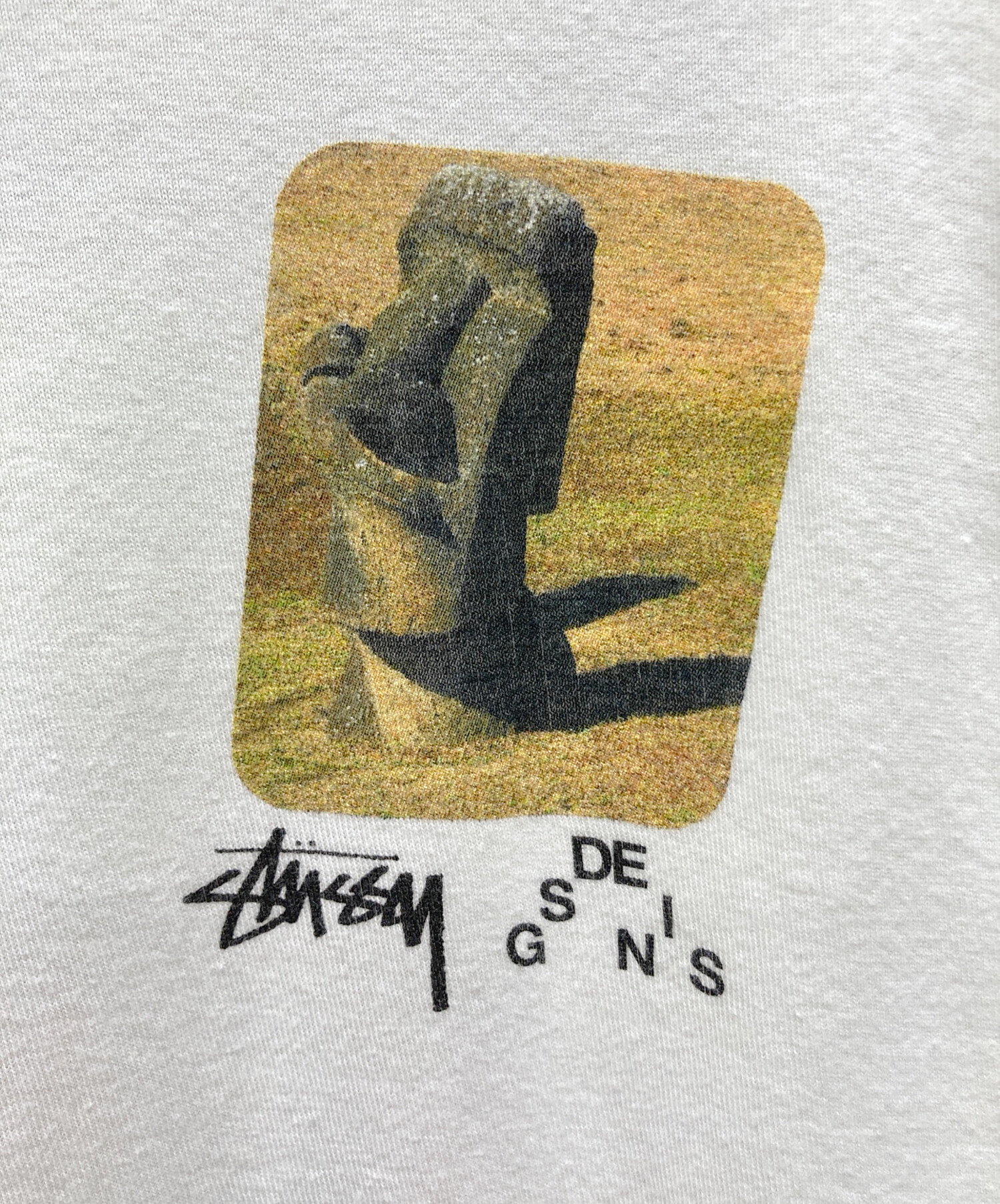 中古・古着通販】stussy (ステューシー) モアイプリント長袖カットソー