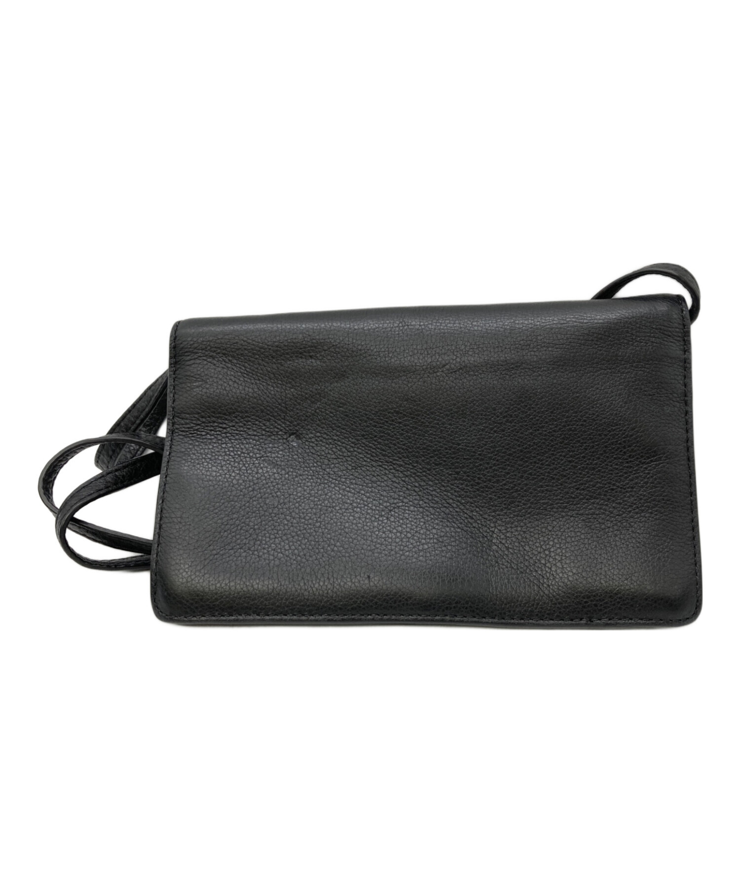 ★新品・未使用★COACH ショルダー ウォレット 黒 中古・古着通販】COACH (コーチ) ショルダーウォレット ブラック