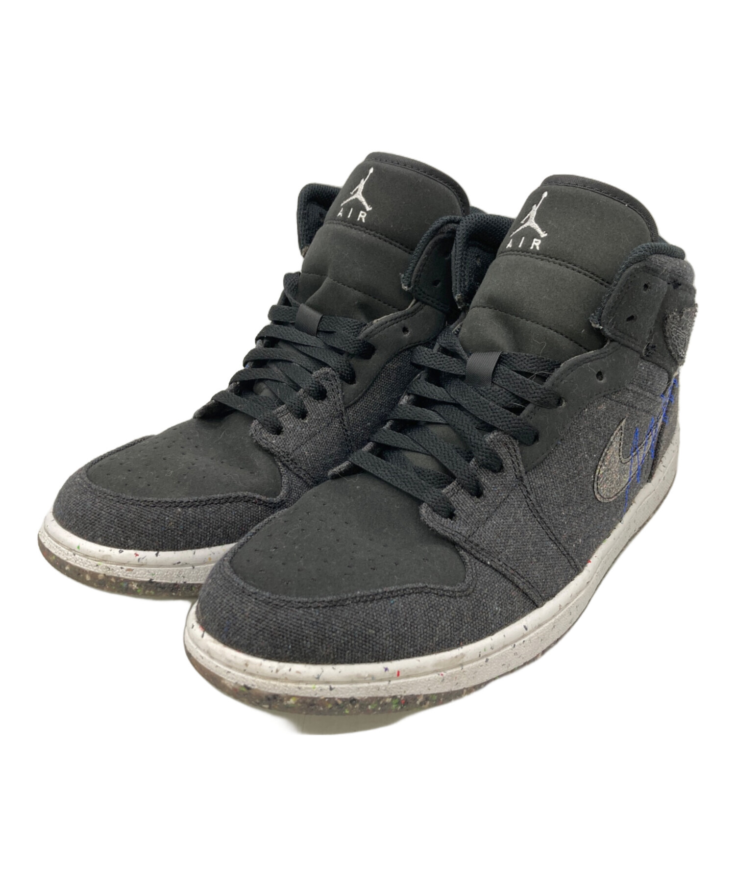 【新品未使用】NIKE Air Jordan 1 ブラック US10.5 中古・古着通販】NIKE (ナイキ) Jordan 1 Mid ブラック サイズ:US10.5