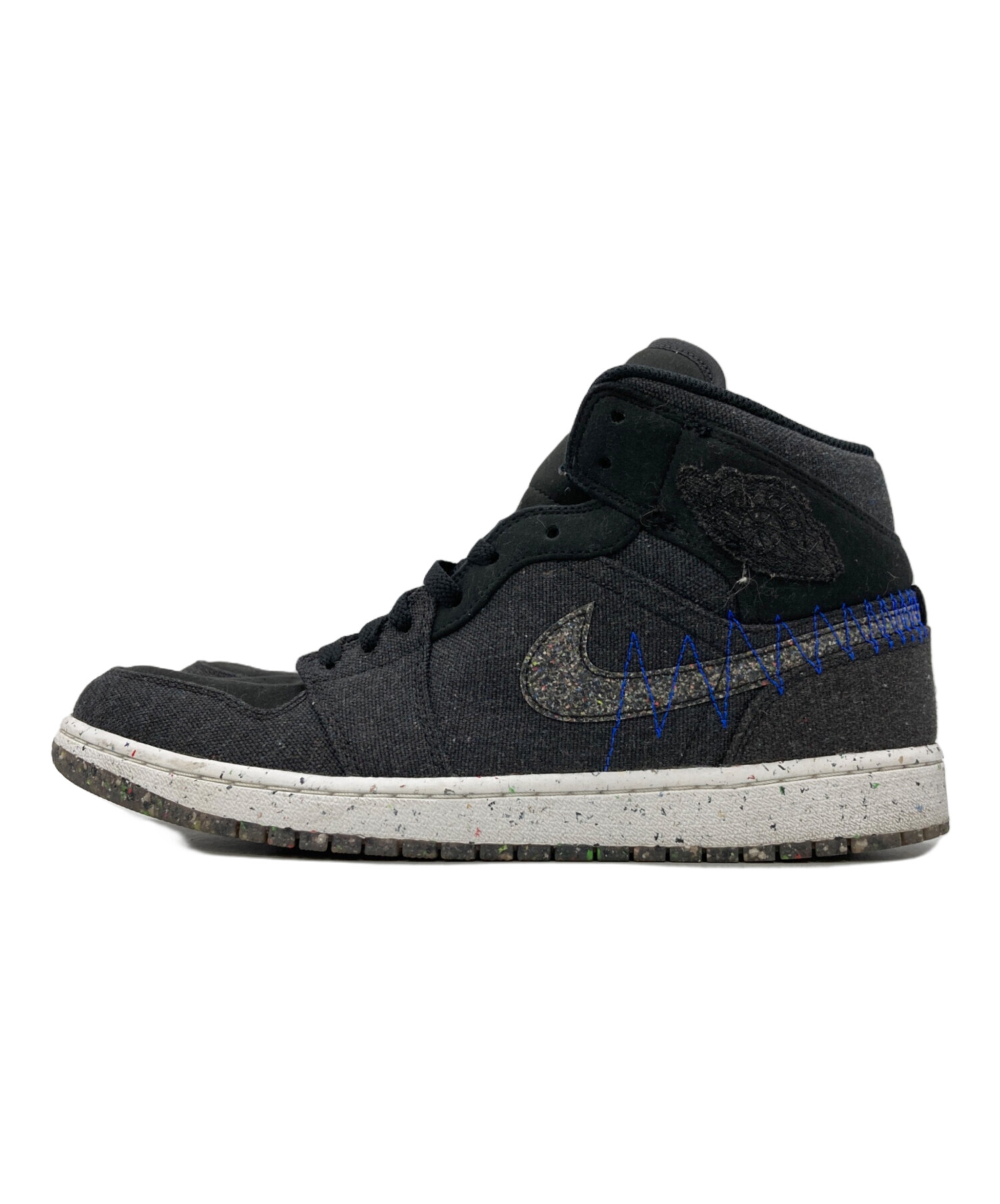中古・古着通販】NIKE (ナイキ) Jordan 1 Mid ブラック サイズ:US10.5