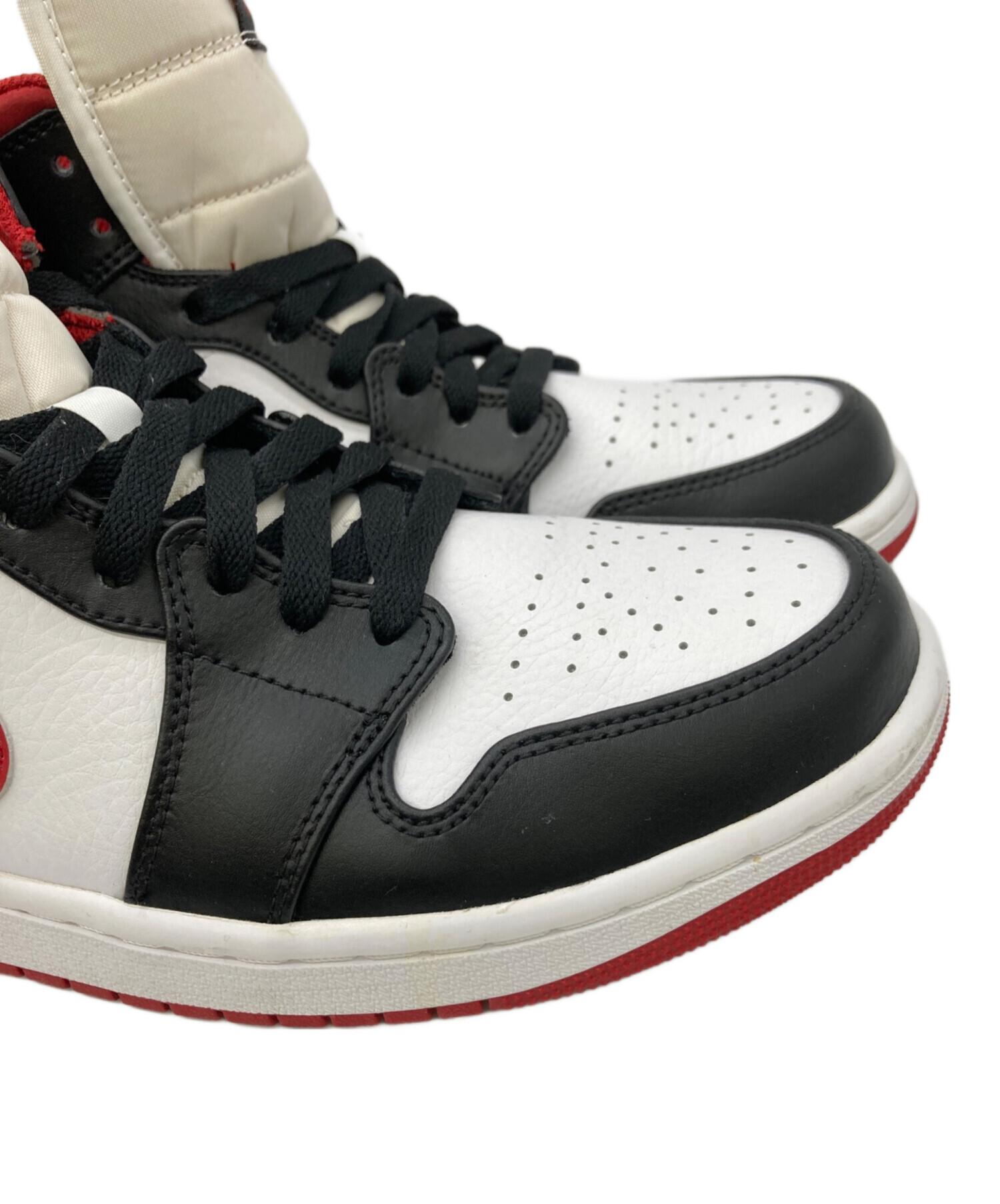 NIKE ナイキ スニーカー 27cm 白x赤x黒 【古着】【中古】 中古・古着通販】NIKE (ナイキ) Air Jordan 1 Mid ホワイト サイズ