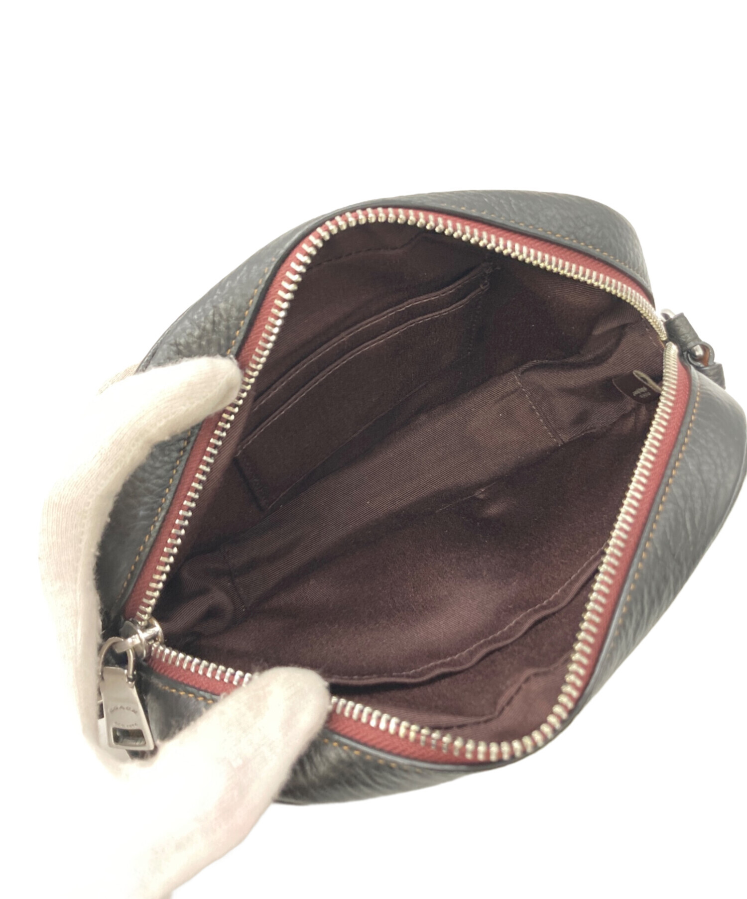 coach ショルダーバッグ　ミニ　新品未使用美品 中古・古着通販】COACH (コーチ) ミニショルダーバッグ ブラック