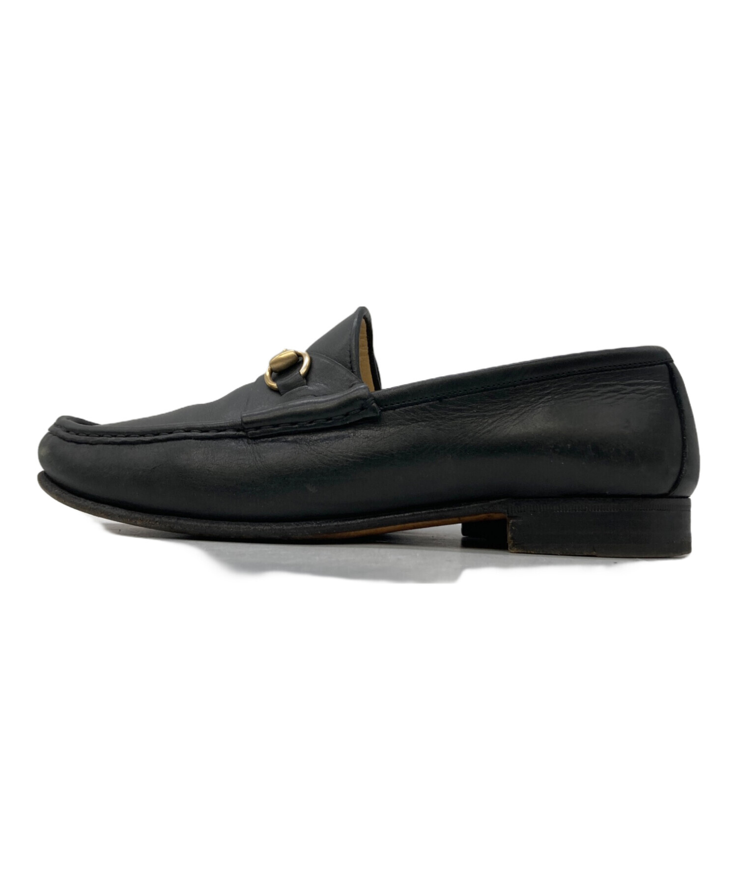 グッチ　ホースビット　ローファー　6 中古・古着通販】GUCCI (グッチ) ホースビットローファー ブラック