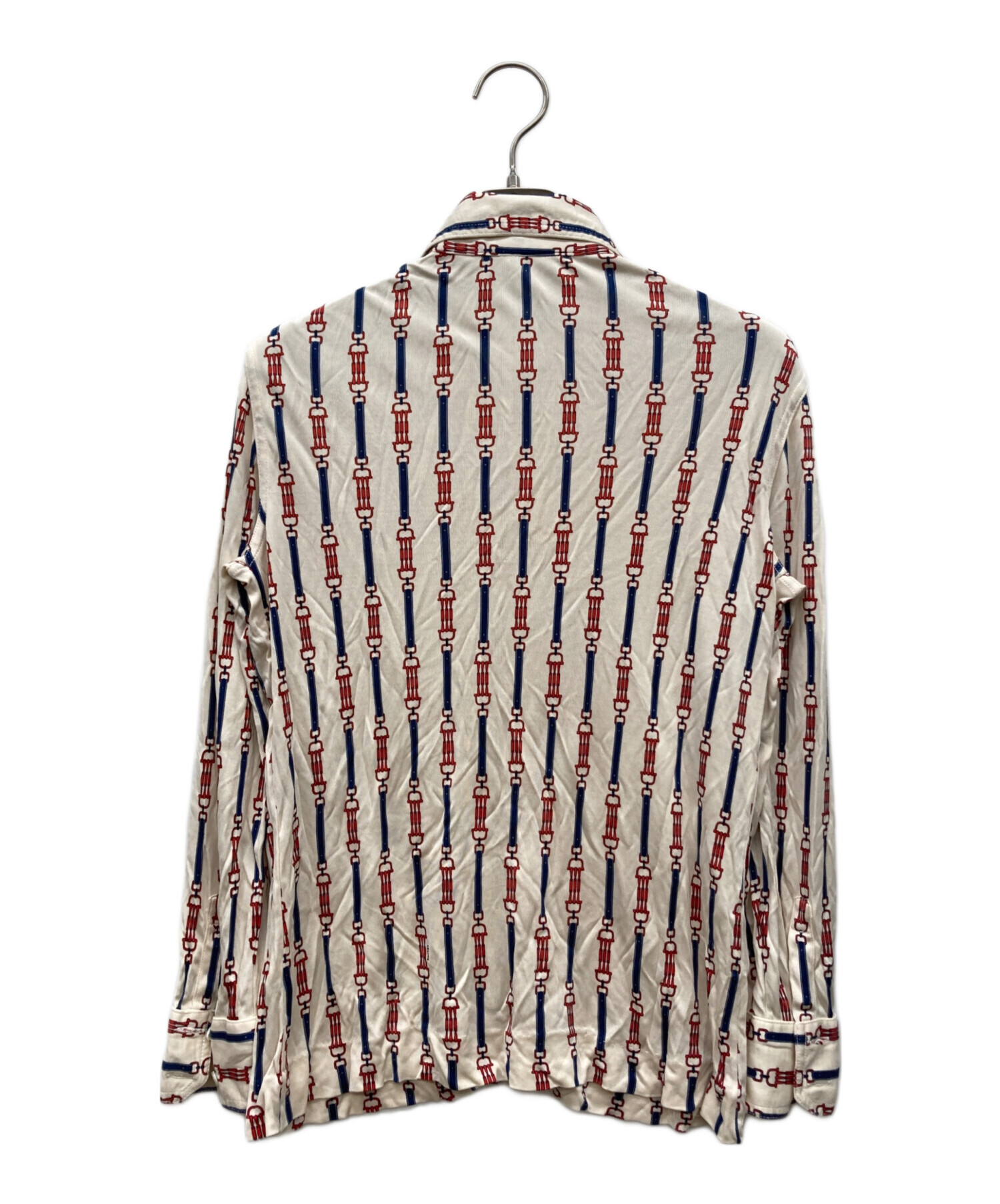 中古・古着通販】CELINE (セリーヌ) シルクシャツ ベージュ サイズ:42