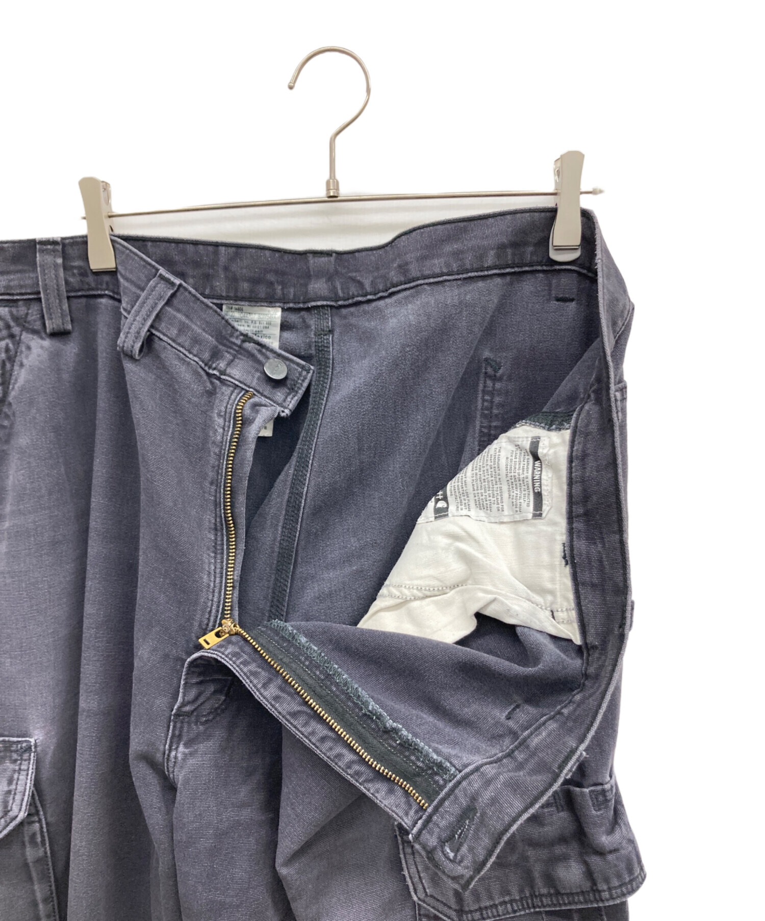 中古・古着通販】CarHartt (カーハート) カーゴパンツ ネイビー サイズ