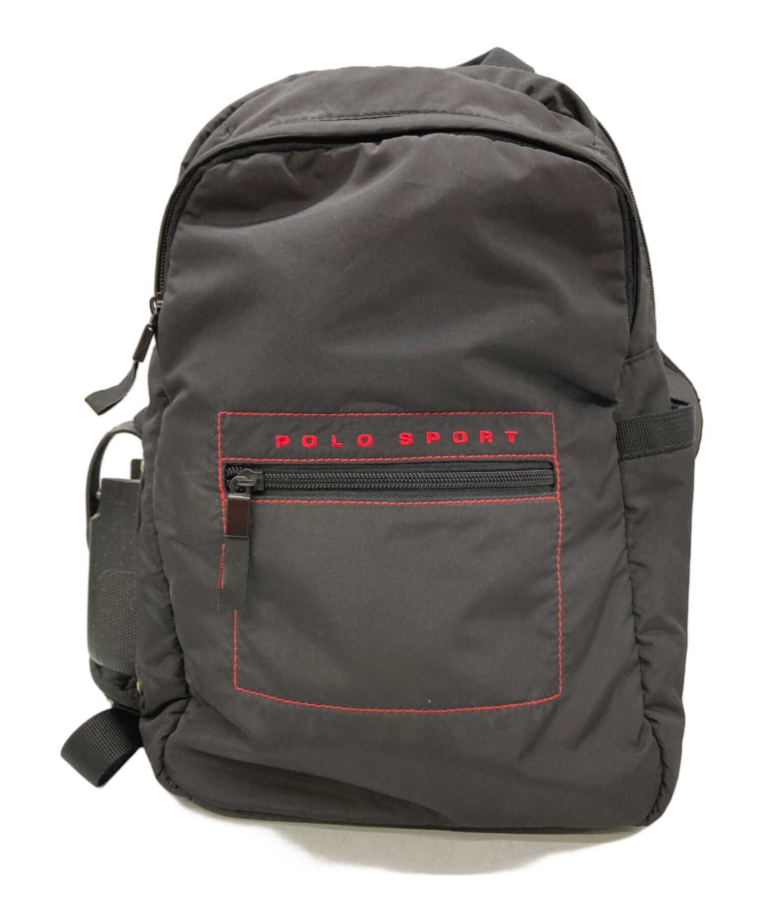 [ぶぅ]【90s・名作】POLO SPORTポロスポーツ/リュック 中古・古着通販】POLO SPORT (ポロスポーツ) リュック ブラック