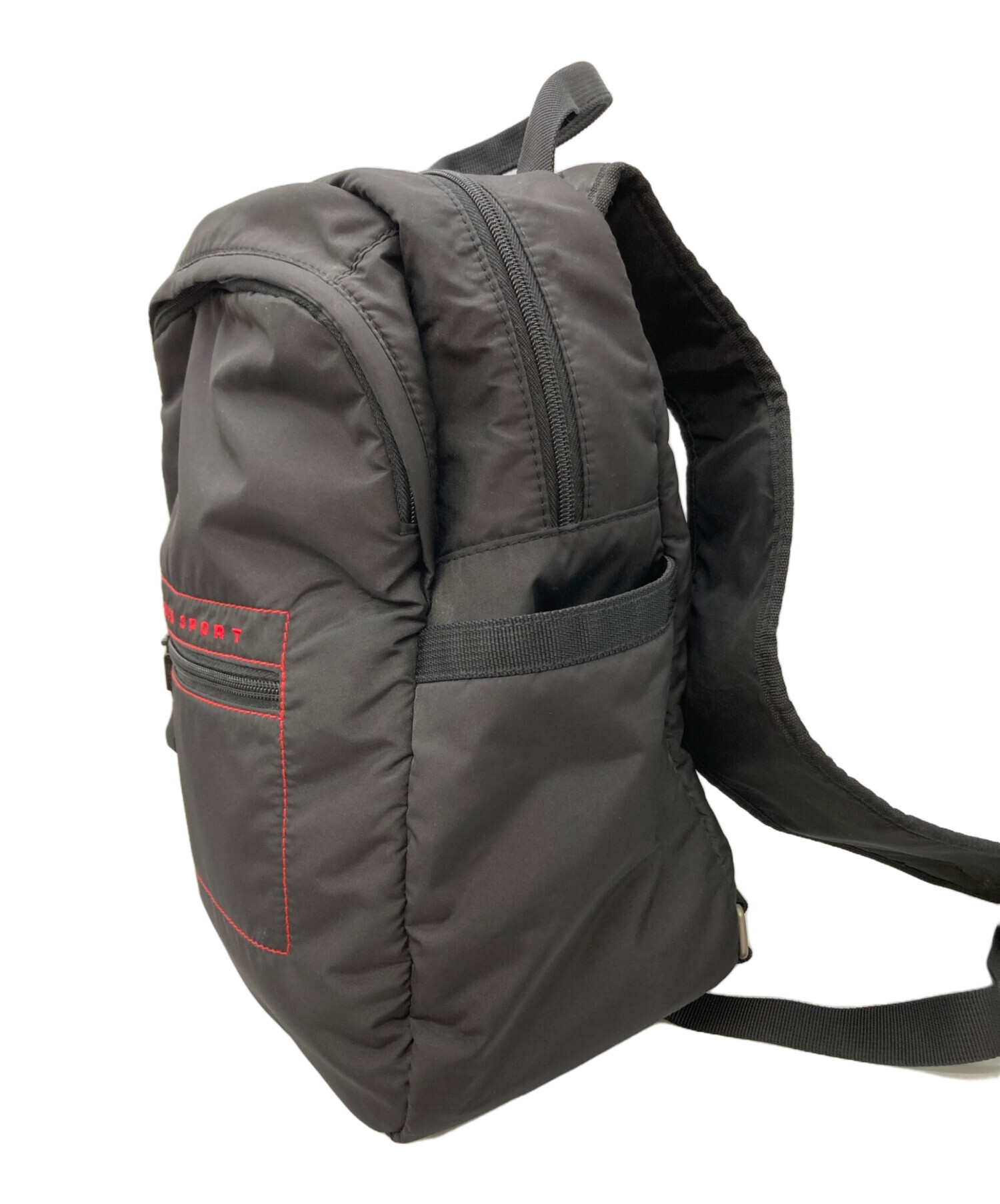 中古・古着通販】POLO SPORT (ポロスポーツ) リュック ブラック 中古・古着通販】POLO SPORT (ポロスポーツ) リュック ブラック