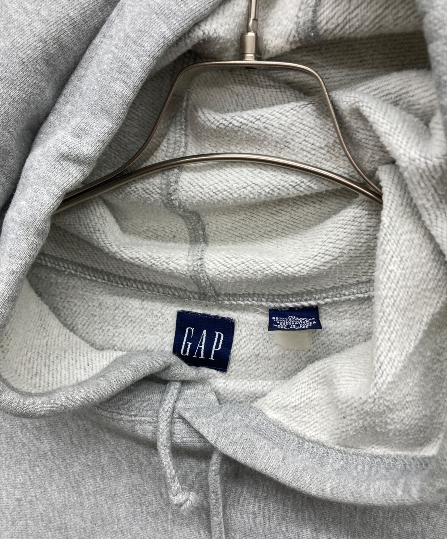 中古・古着通販】GAP (ギャップ) 90s ロゴスウェットパーカー グレー