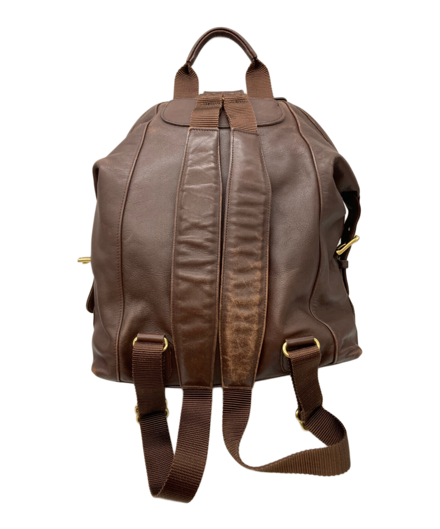 中古・古着通販】COACH (コーチ) レザーリュック ブラウン|ブランド 中古・古着通販】COACH (コーチ) レザーリュック ブラウン|ブランド