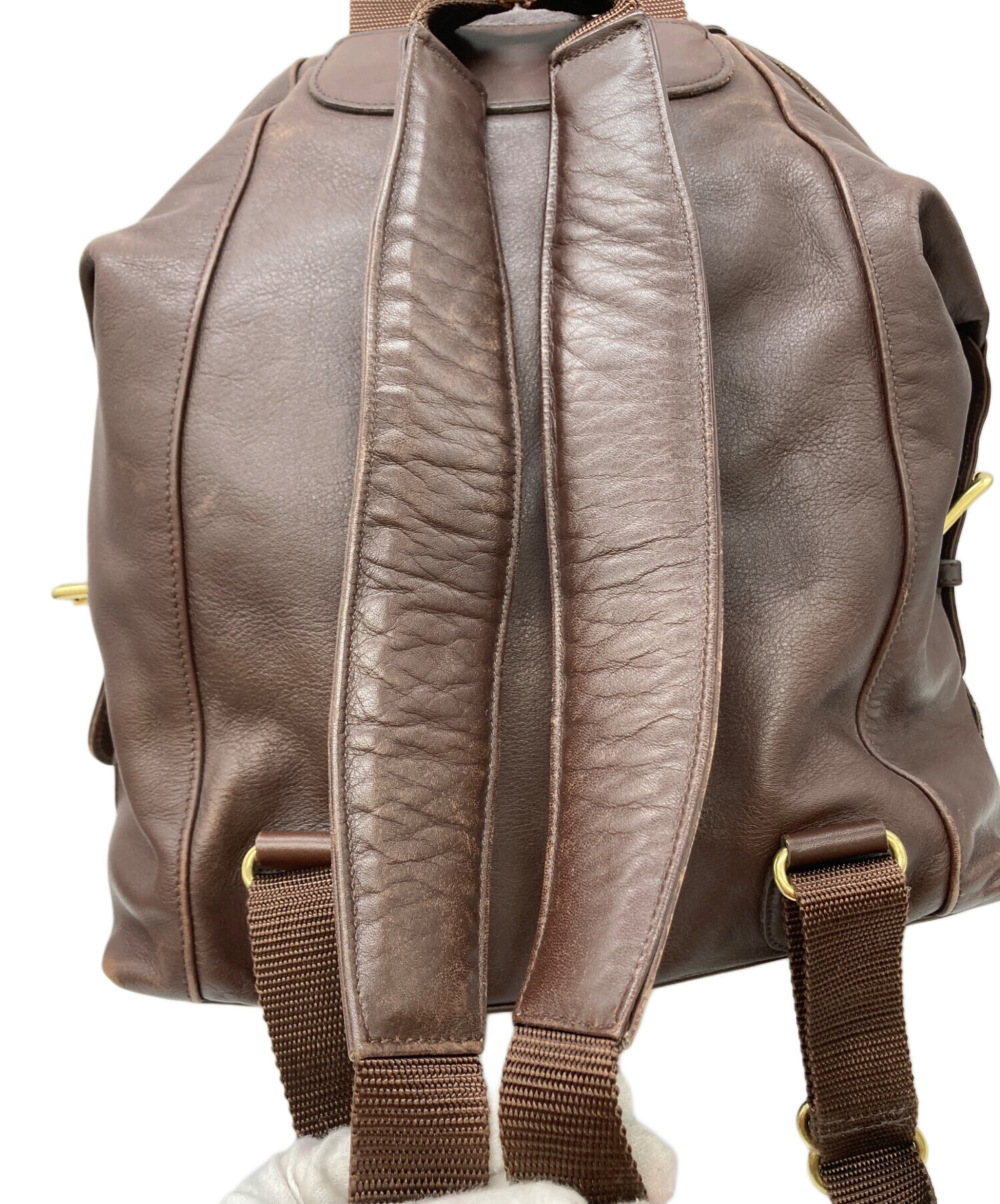 中古・古着通販】COACH (コーチ) レザーリュック ブラウン|ブランド 中古・古着通販】COACH (コーチ) レザーリュック ブラウン|ブランド