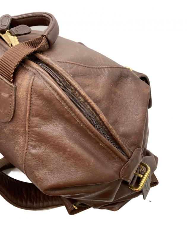 中古・古着通販】COACH (コーチ) レザーリュック ブラウン｜ブランド