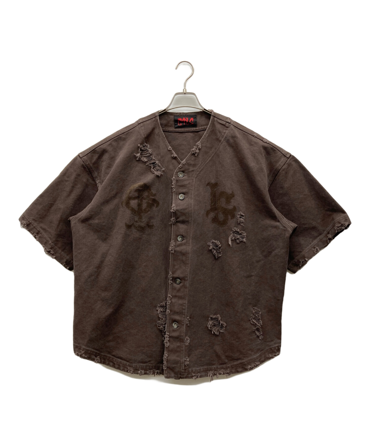 中古・古着通販】CVTVLIST (カタリスト) DESTOROYED BASEBALL JERSEY
