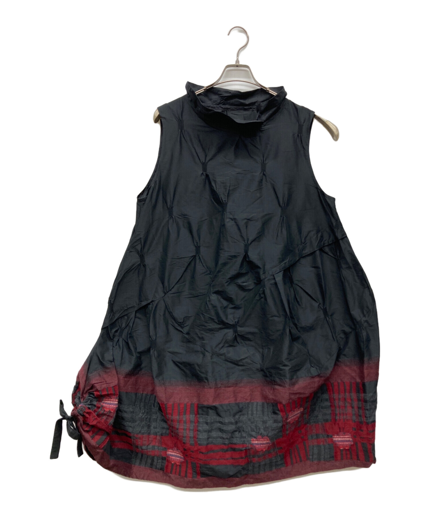 ninaセンソユニコ　慈雨　ジウ　ノースリーブ ワンピース 中古・古着通販】慈雨 (ジウ) ノースリーブワンピース ブラック サイズ