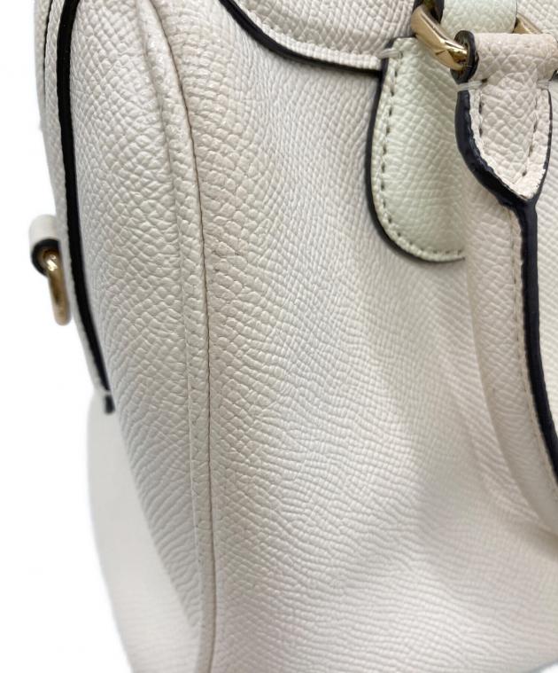 中古・古着通販】COACH (コーチ) 2wayミニボストンバッグ ホワイト