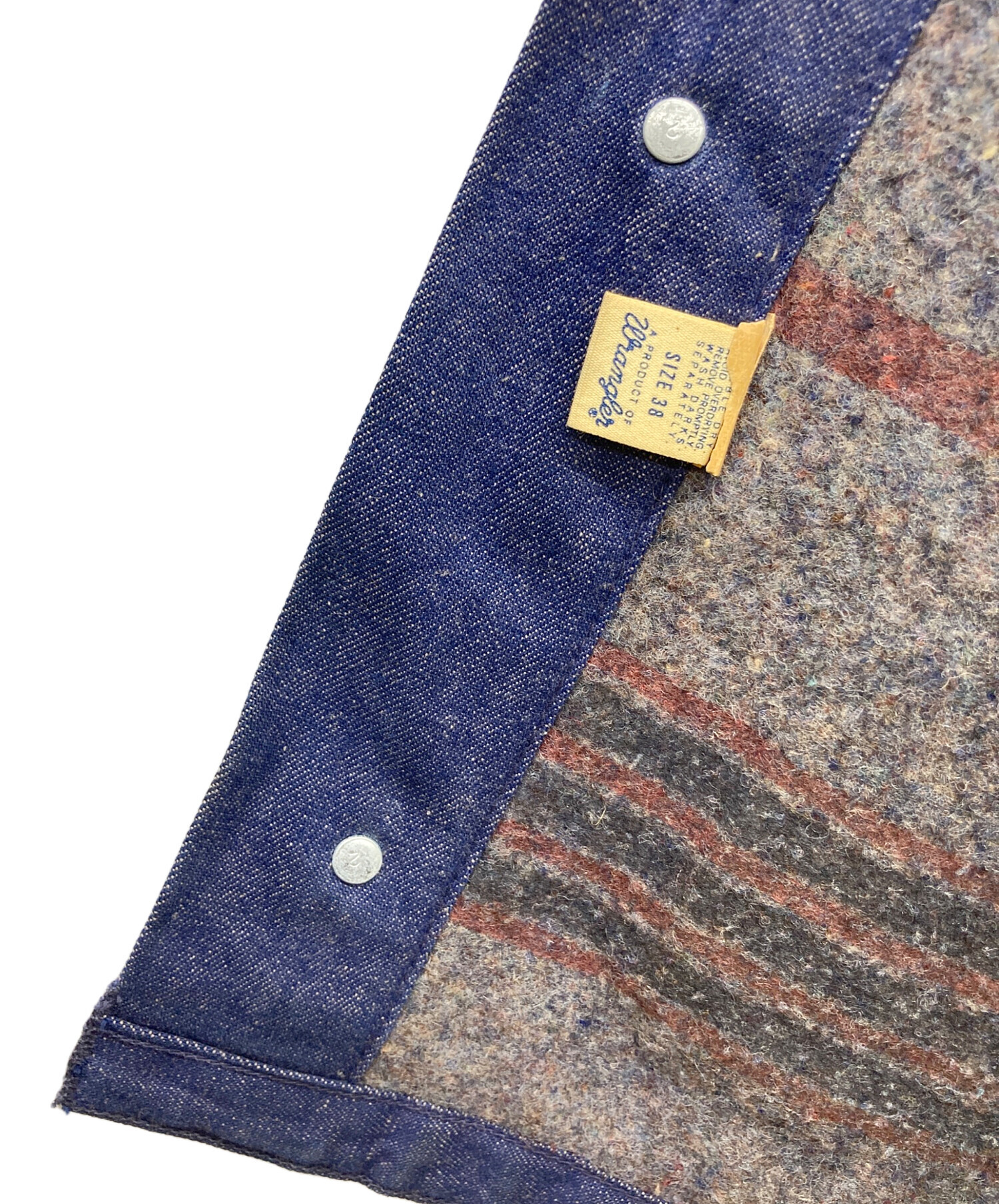 中古・古着通販】Wrangler (ラングラー) ブランケットデニム 中古・古着通販】Wrangler (ラングラー) ブランケットデニム