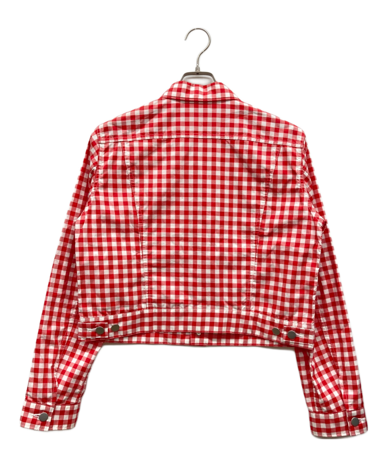 COMME des GARCONS GIRL ギンガムチェックパンツ　レッド　S 中古・古着通販】COMME des GARCONS GIRL (コムデギャルソンガール