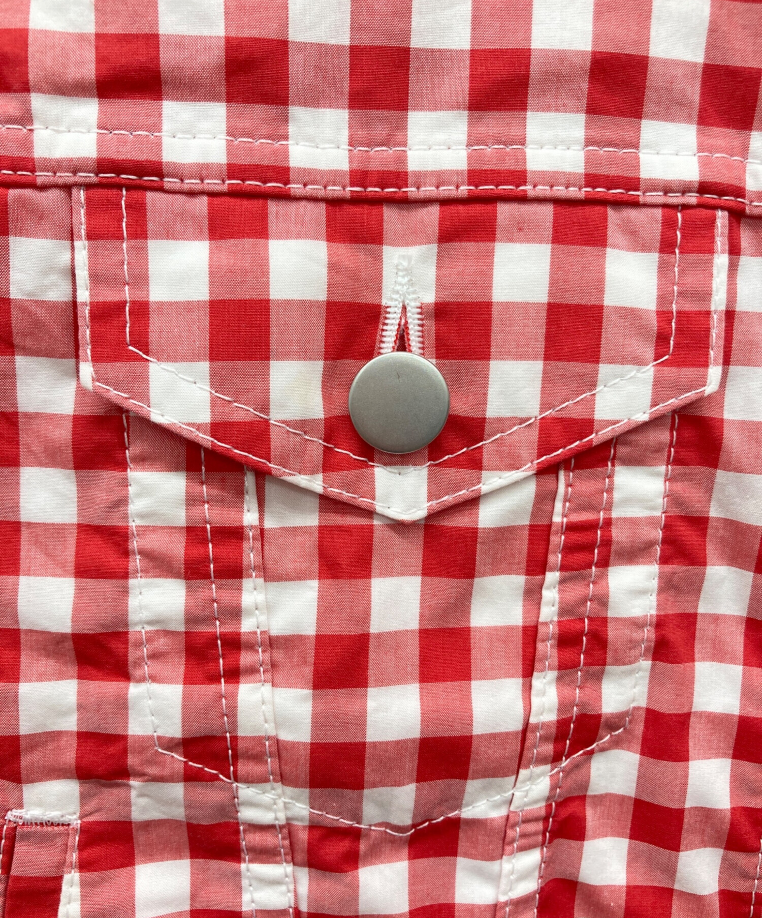 美品　コムデギャルソンガール　チェック柄　ジャケット 中古・古着通販】COMME des GARCONS GIRL (コムデギャルソンガール