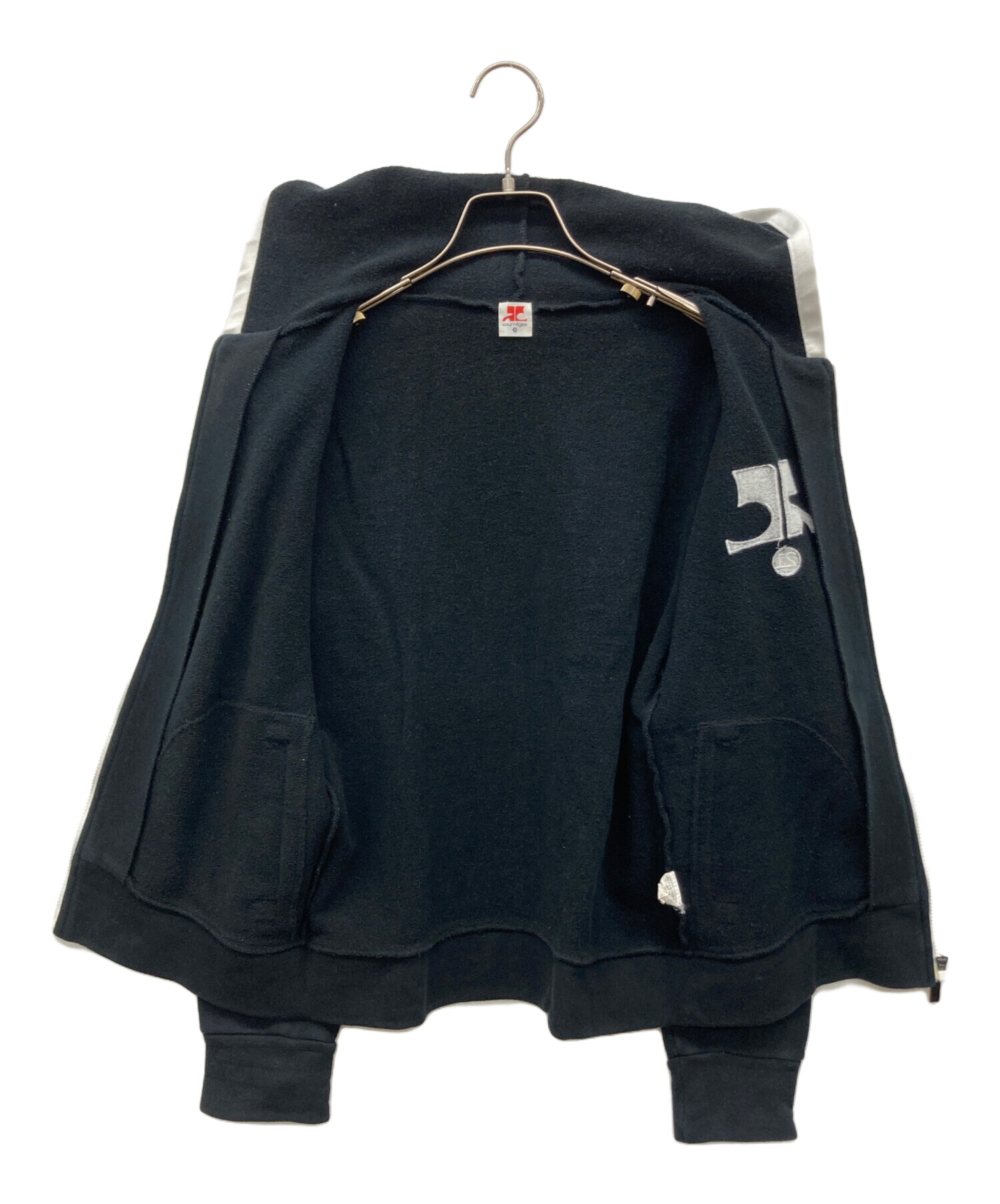 クレージュ21 ロゴパーカー　スウェット 中古・古着通販】courreges 21 (クレージュ21) ジップパーカー