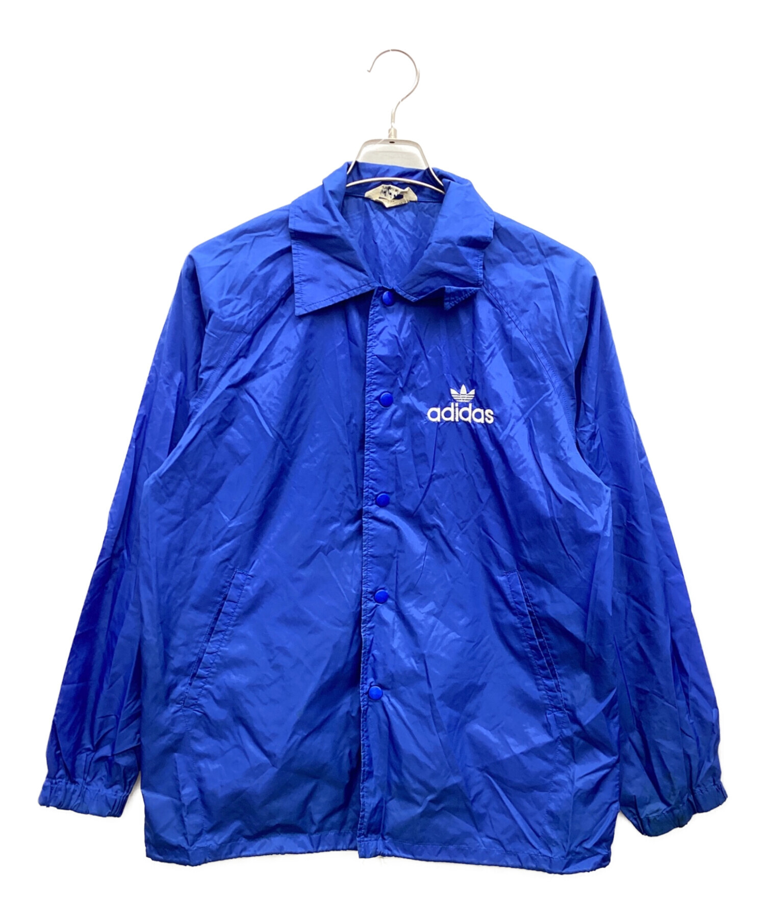 中古・古着通販】adidas (アディダス) コーチジャケット ブルー サイズ