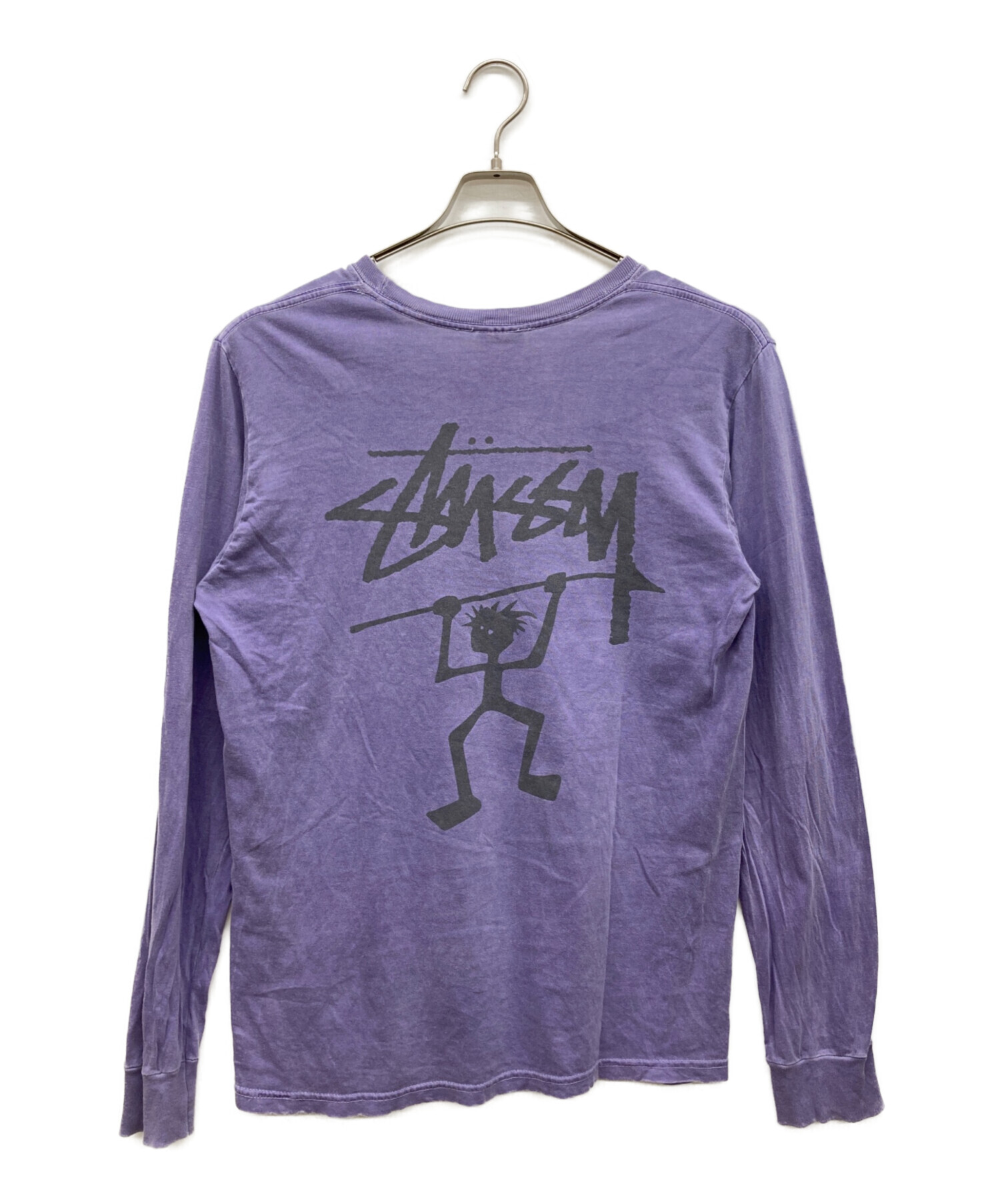中古・古着通販】stussy (ステューシー) 長袖カットソー パープル 